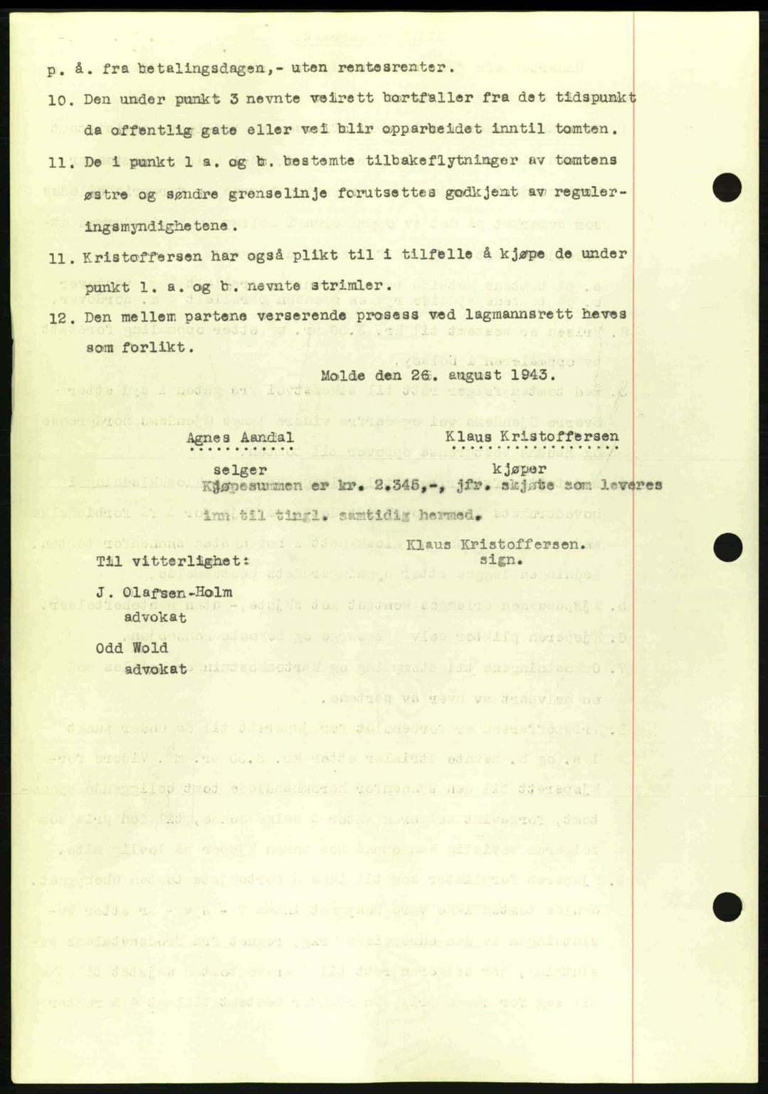 Romsdal sorenskriveri, AV/SAT-A-4149/1/2/2C: Mortgage book no. A15, 1943-1944, Diary no: : 2253/1943