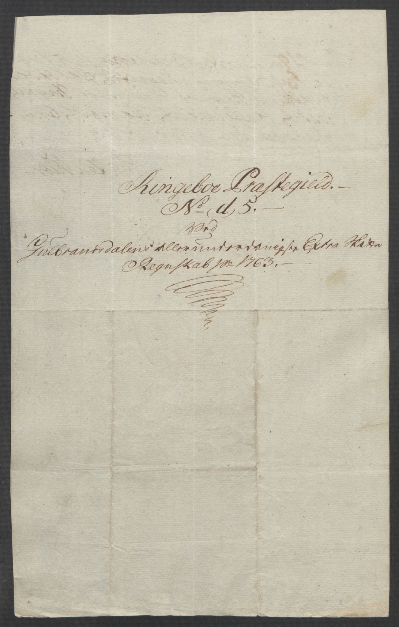 Rentekammeret inntil 1814, Reviderte regnskaper, Fogderegnskap, AV/RA-EA-4092/R17/L1266: Ekstraskatten Gudbrandsdal, 1762-1766, p. 177