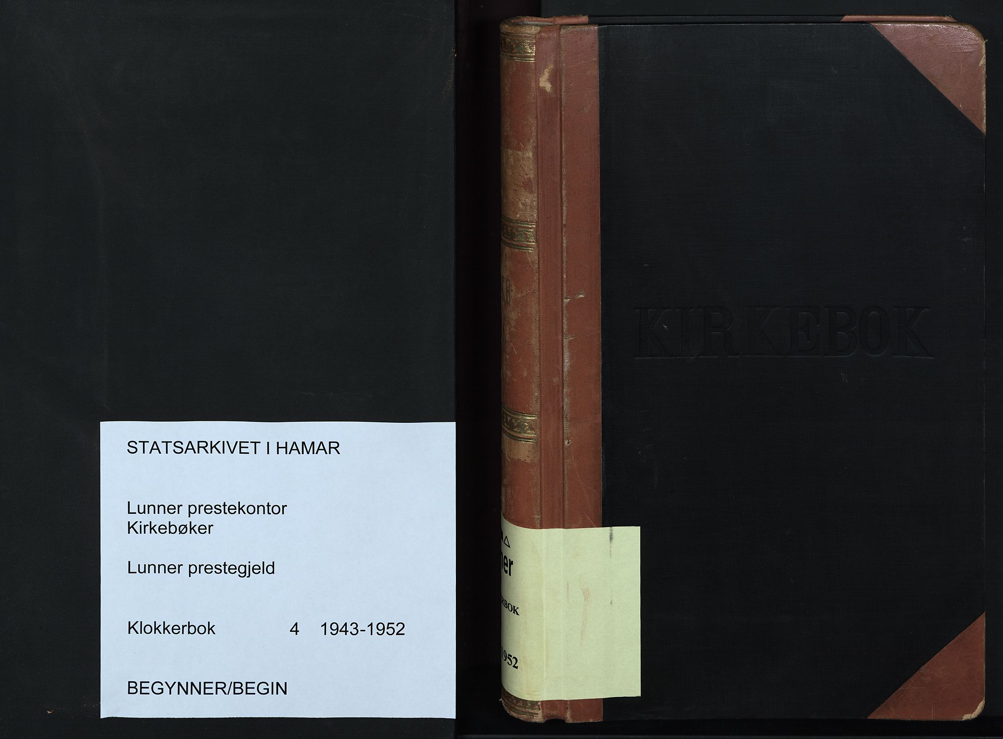 Lunner prestekontor, SAH/PREST-118/H/Ha/Hab/L0004: Parish register (copy) no. 4, 1943-1952