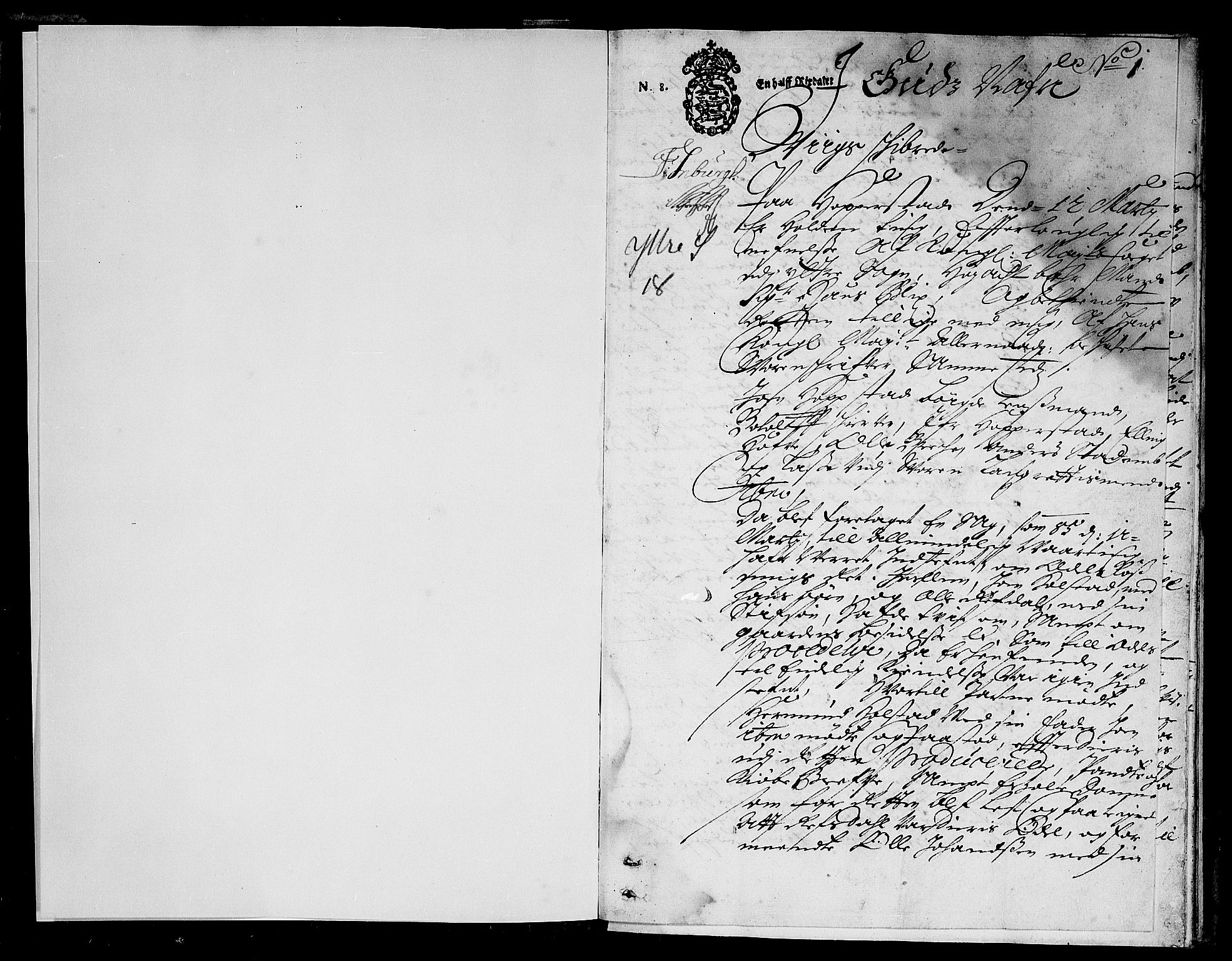 Ytre Sogn tingrett, SAB/A-2601/1/F/Fa/L0019: Tingbok (justisprotokoll), 1686, p. 0b-1a