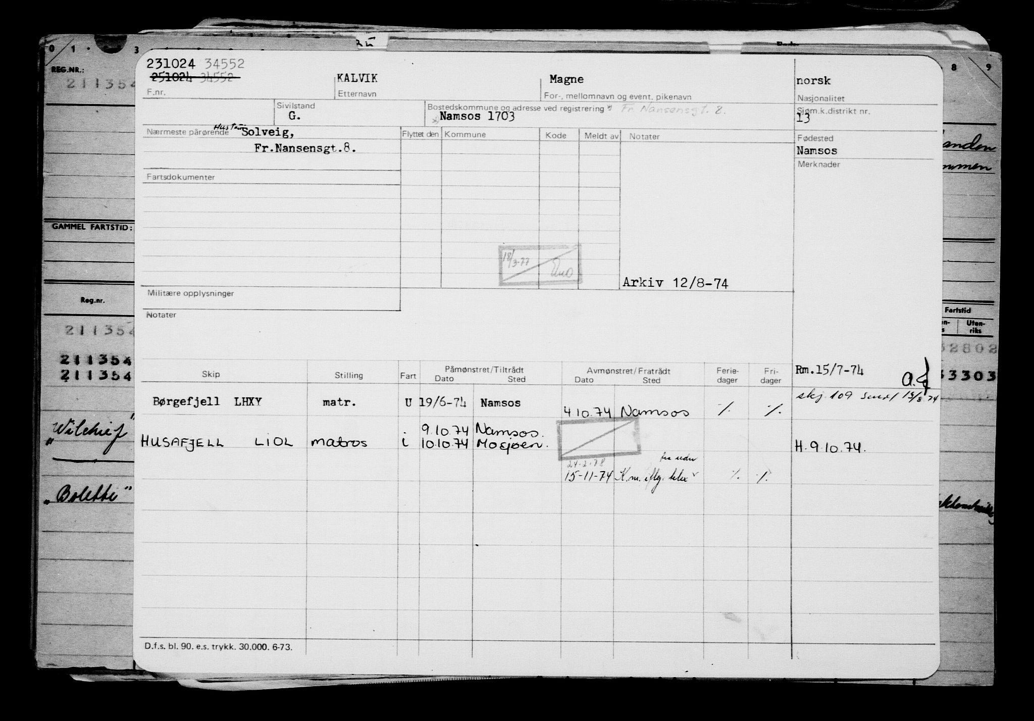 Direktoratet for sjømenn, AV/RA-S-3545/G/Gb/L0237: Hovedkort, 1924, p. 355