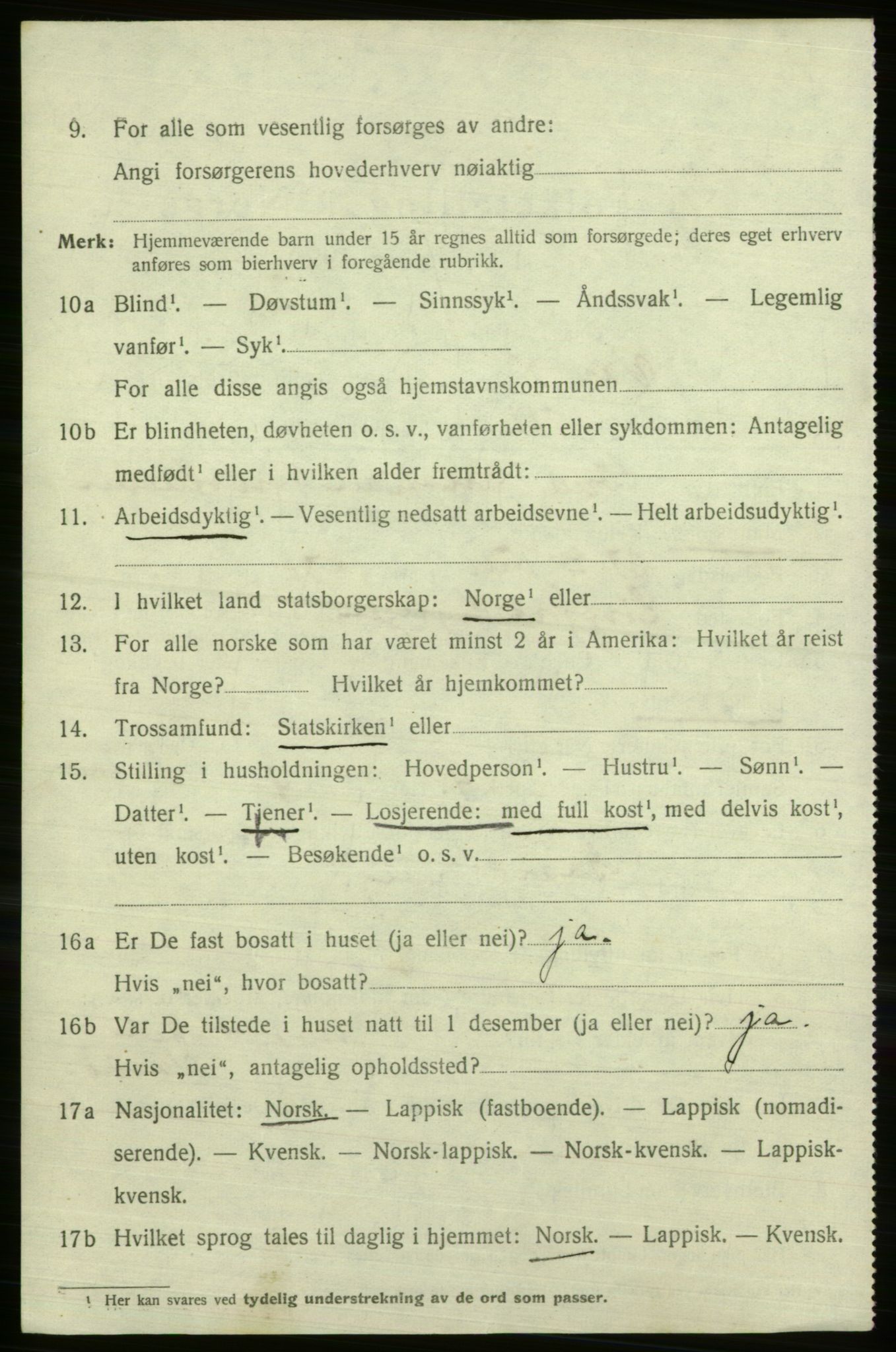 SATØ, 1920 census for Vardø, 1920, p. 7577