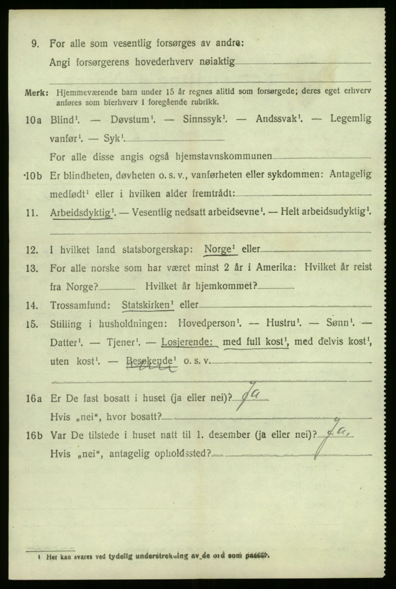 SAB, 1920 census for Sør-Vågsøy, 1920, p. 3293