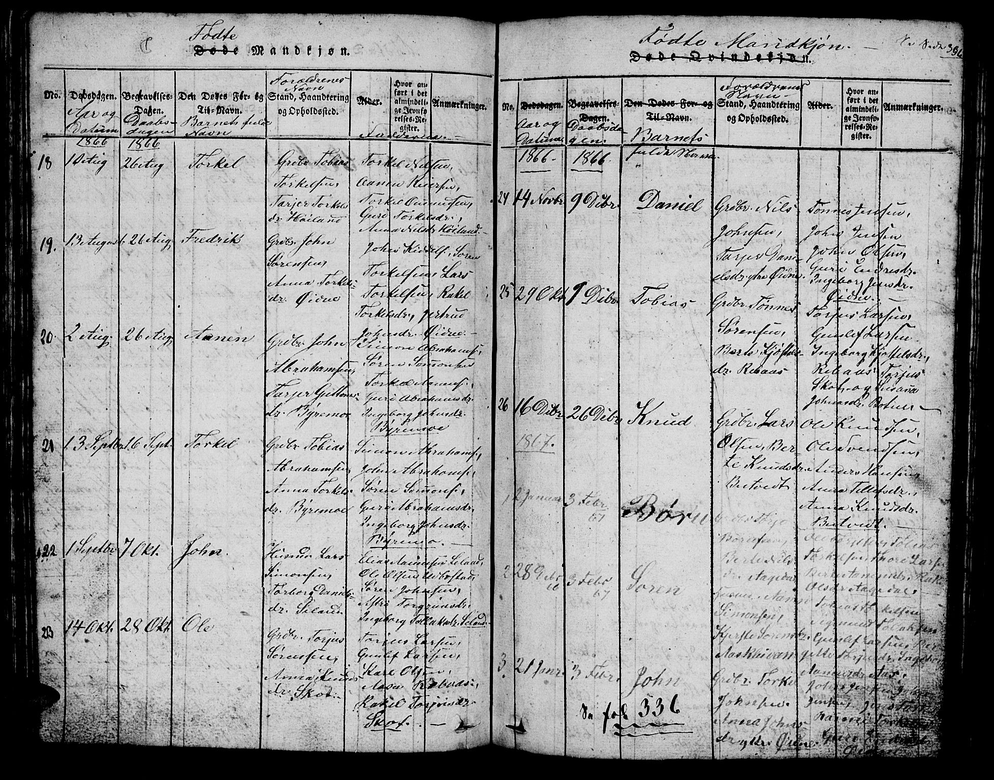 Bjelland sokneprestkontor, AV/SAK-1111-0005/F/Fb/Fbc/L0001: Parish register (copy) no. B 1, 1815-1870