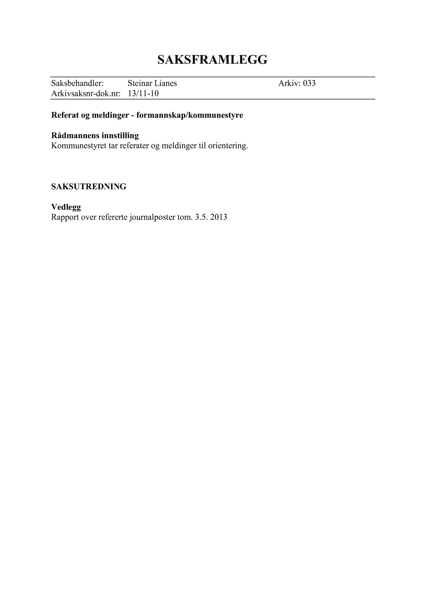 Klæbu Kommune, TRKO/KK/01-KS/L006: Kommunestyret - Møtedokumenter, 2013, p. 678