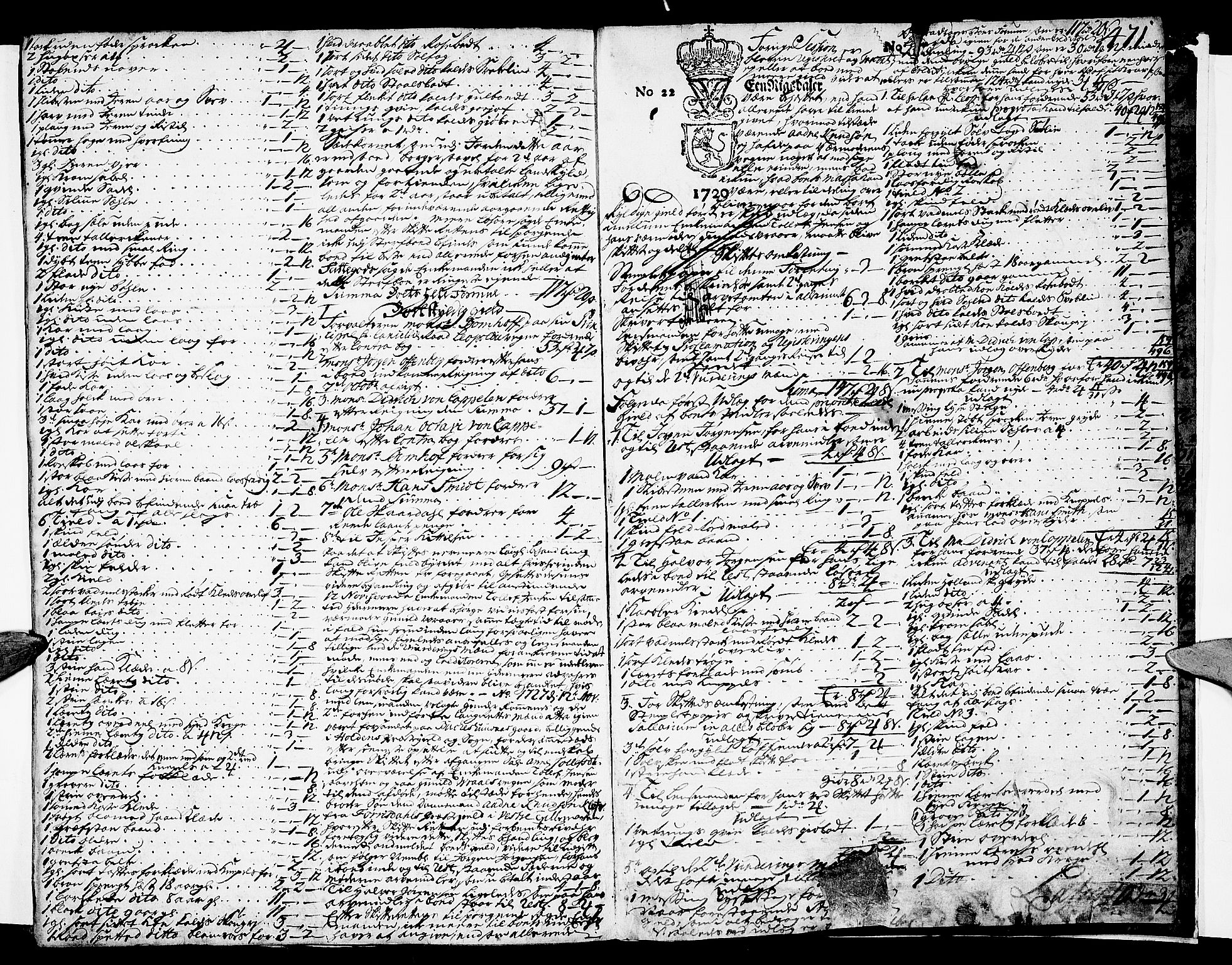 Nedre Telemark sorenskriveri, AV/SAKO-A-135/H/Hb/Hba/L0008: Skifteprotokoll, 1720-1727, p. 470b-471a
