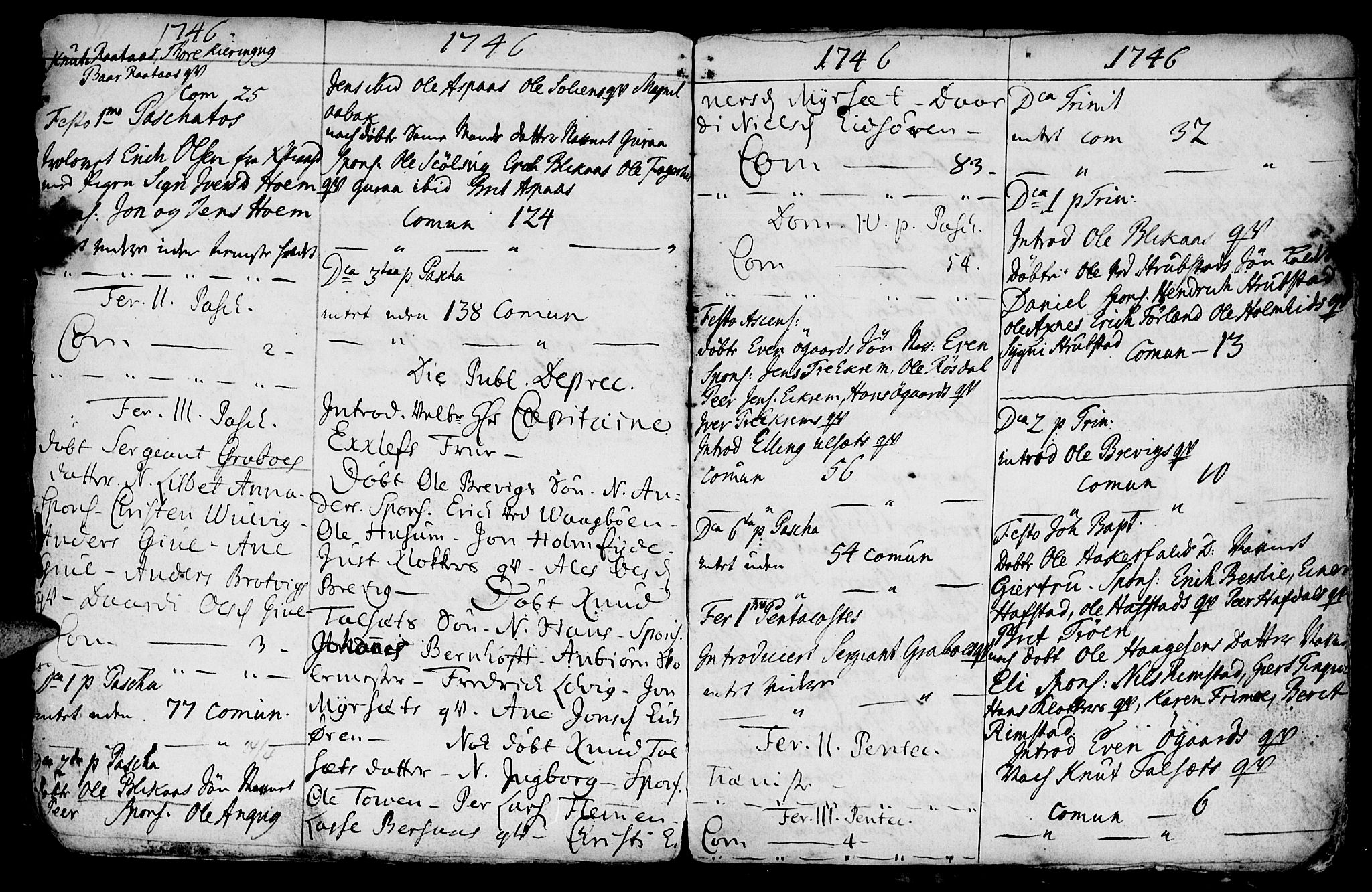 Ministerialprotokoller, klokkerbøker og fødselsregistre - Møre og Romsdal, AV/SAT-A-1454/586/L0978: Parish register (official) no. 586A04, 1732-1751