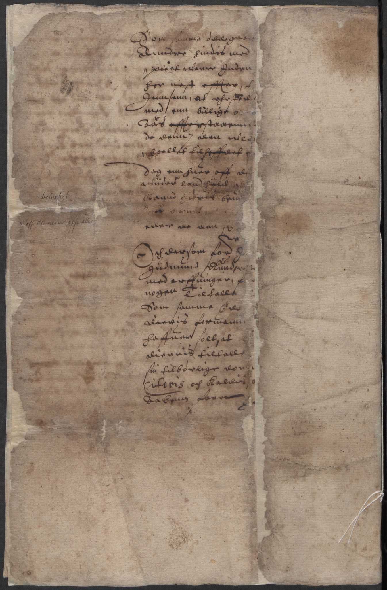 Riksarkivets diplomsamling, AV/RA-EA-5965/F15/L0007: Prestearkiv - Akershus, 1573-1693, p. 234