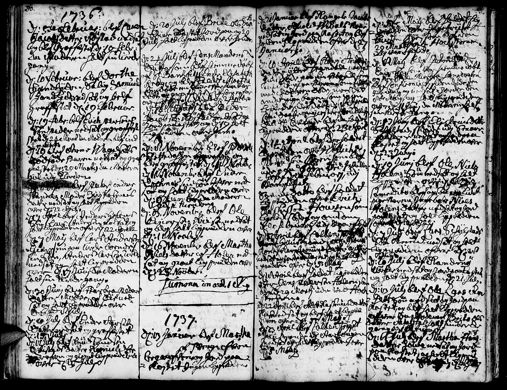 Ministerialprotokoller, klokkerbøker og fødselsregistre - Møre og Romsdal, SAT/A-1454/515/L0205: Parish register (official) no. 515A01, 1733-1764, p. 80-81