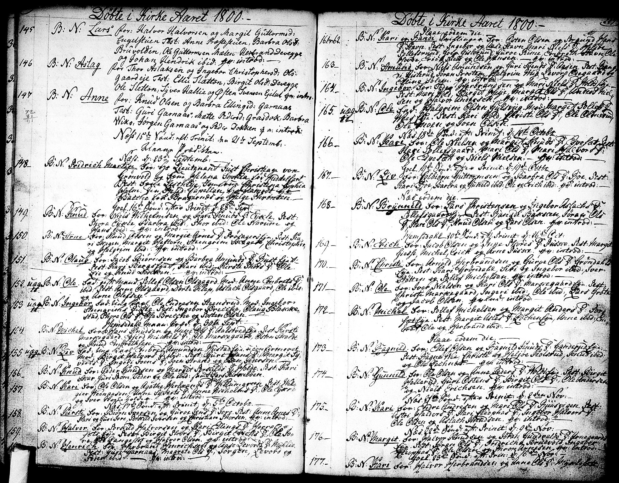 Nes kirkebøker, SAKO/A-236/F/Fa/L0005: Parish register (official) no. 5, 1787-1807, p. 226-227