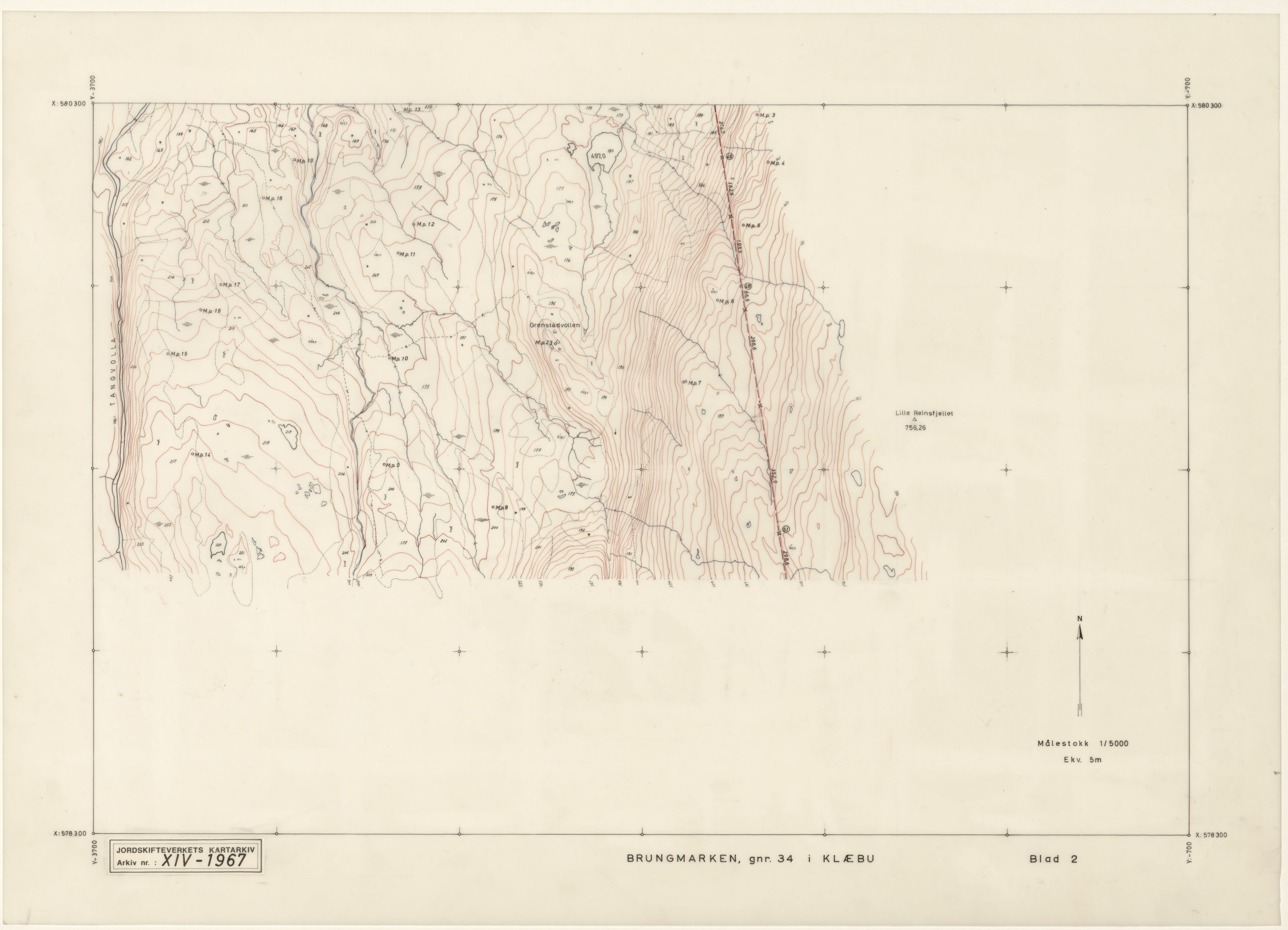 Jordskifteverkets kartarkiv, RA/S-3929/T, 1859-1988, p. 3081