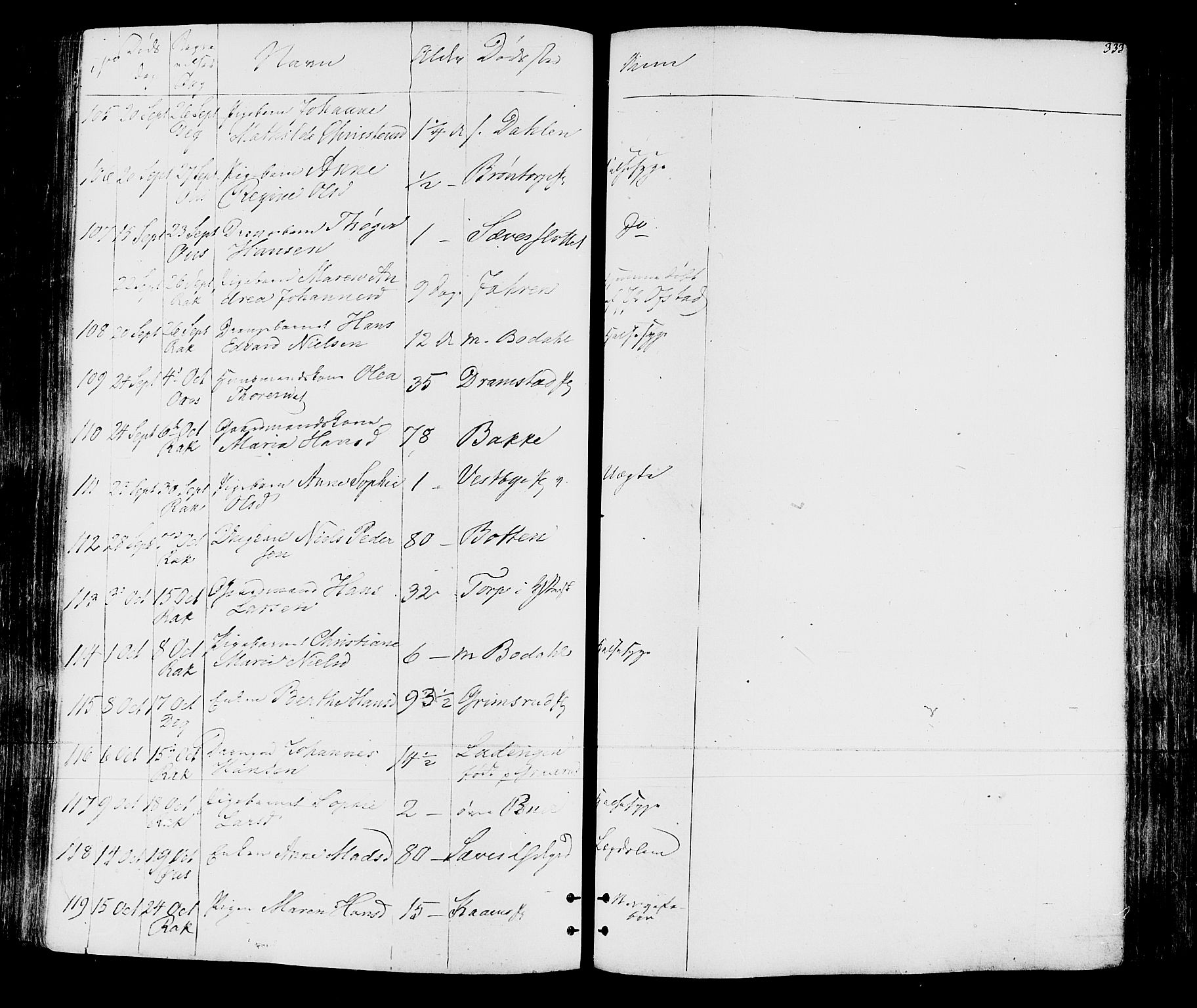 Rakkestad prestekontor Kirkebøker, AV/SAO-A-2008/F/Fa/L0011: Parish register (official) no. I 11, 1862-1877, p. 333