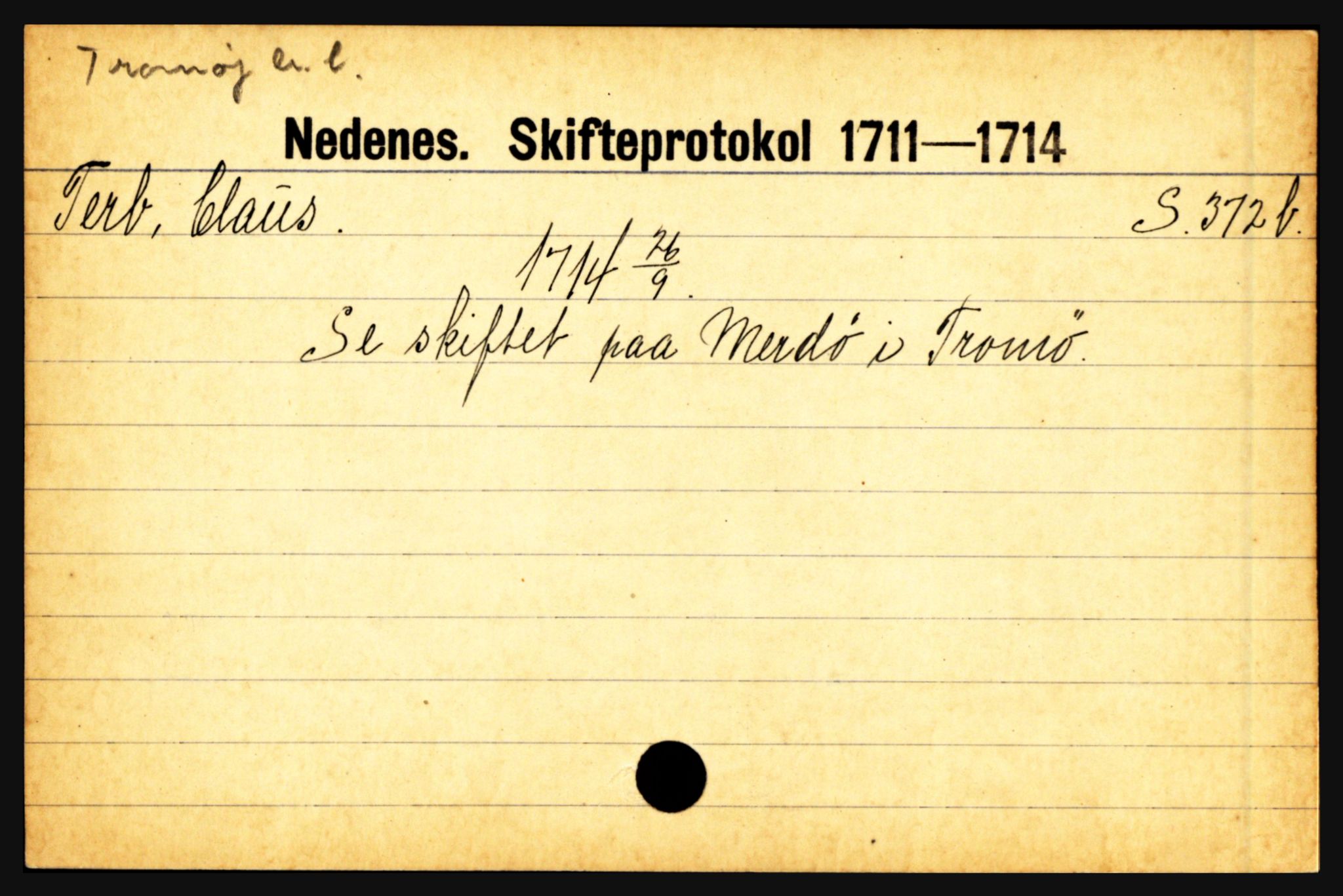 Nedenes sorenskriveri før 1824, AV/SAK-1221-0007/H, p. 29999