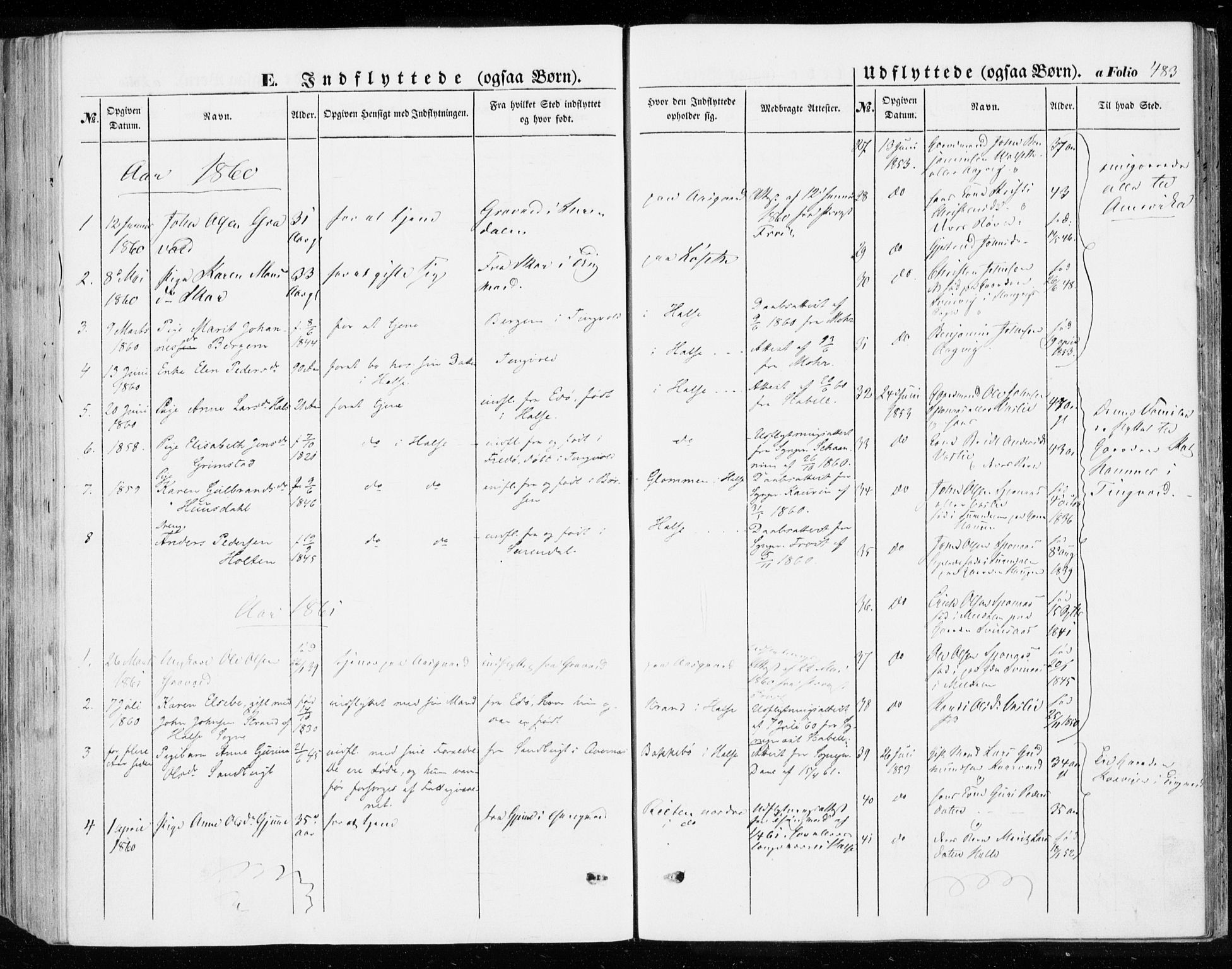 Ministerialprotokoller, klokkerbøker og fødselsregistre - Møre og Romsdal, AV/SAT-A-1454/592/L1026: Parish register (official) no. 592A04, 1849-1867, p. 483