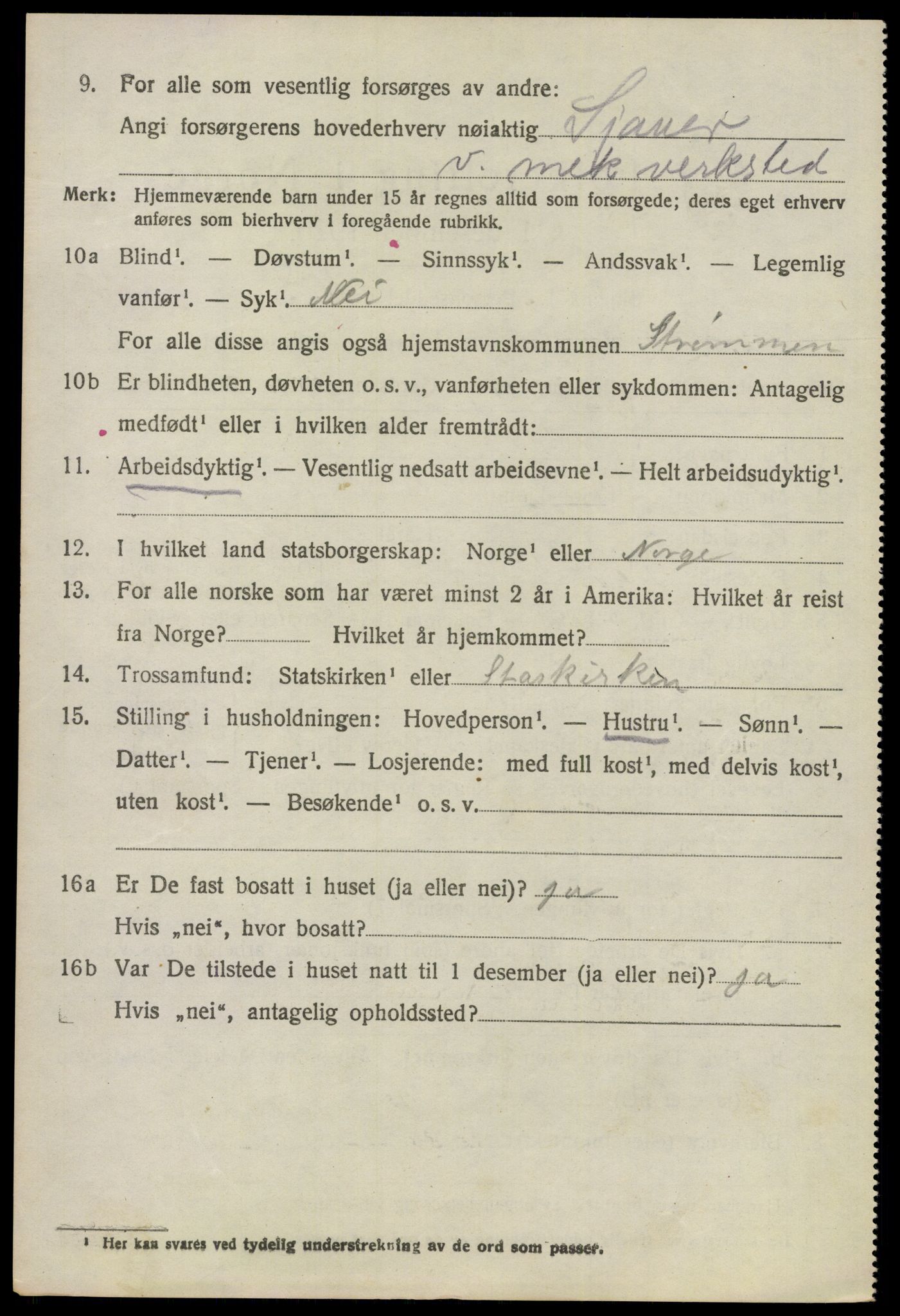 SAO, 1920 census for Skedsmo, 1920, p. 8378