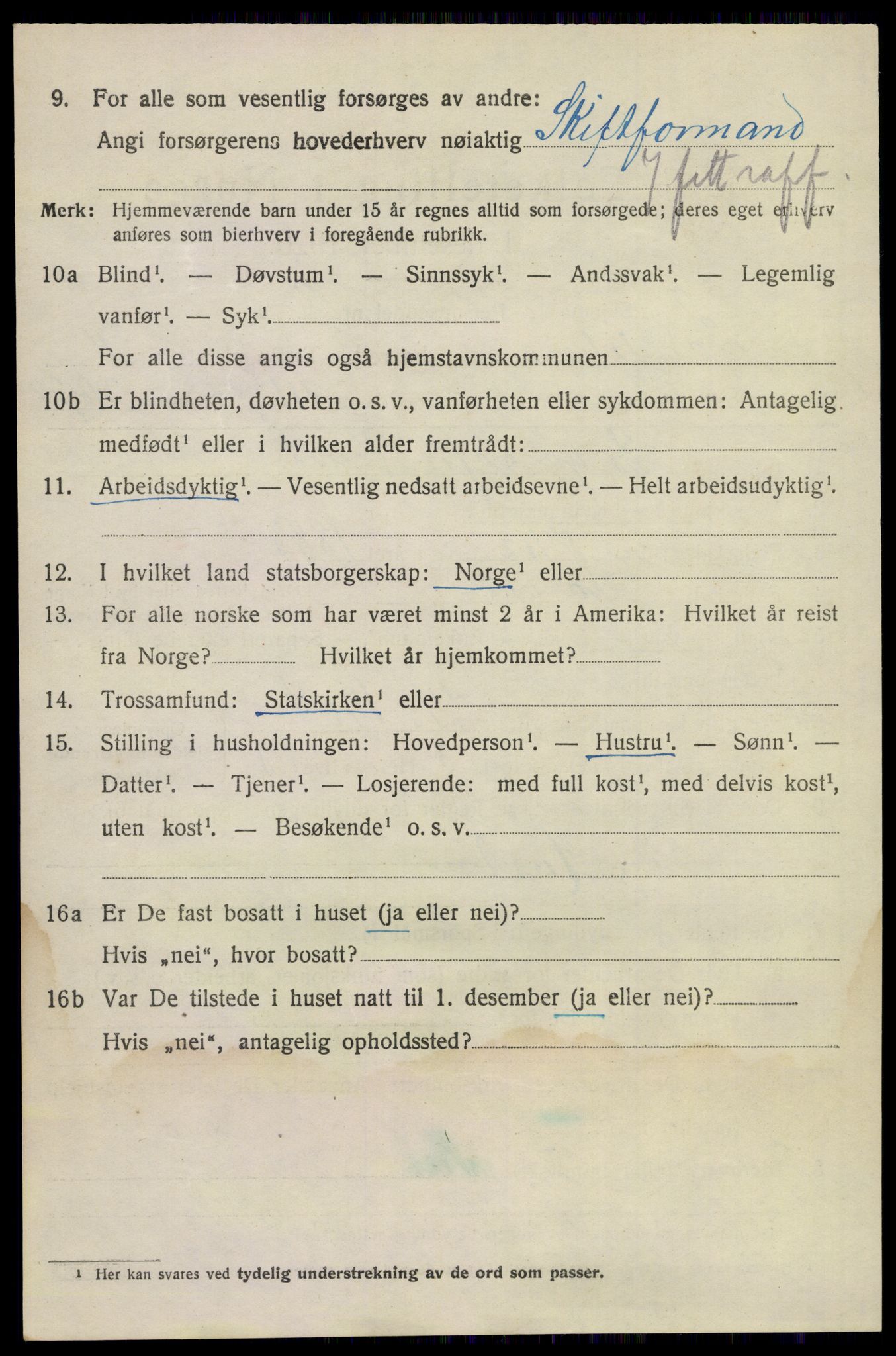 SAKO, 1920 census for Sandeherred, 1920, p. 15545