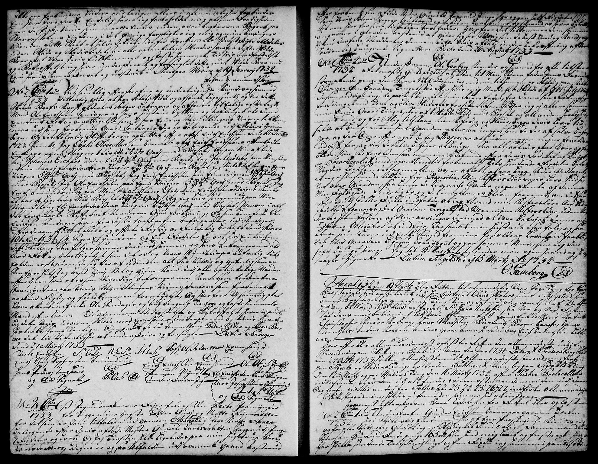 Eiker, Modum og Sigdal sorenskriveri, AV/SAKO-A-123/G/Ga/Gaa/L0001b: Mortgage book no. I 1b, 1734-1739, p. 125