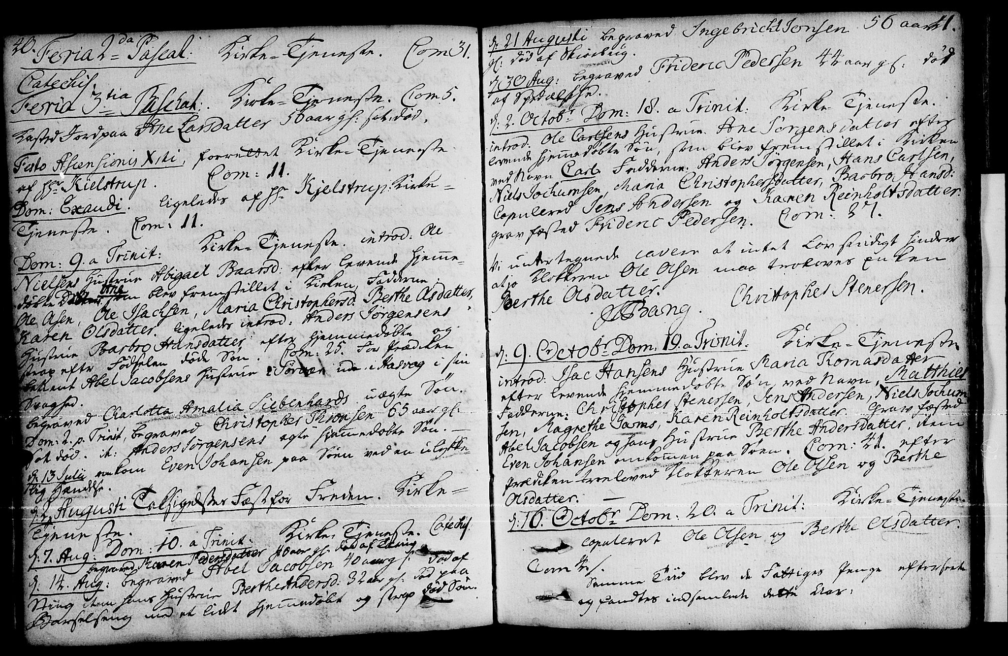 Loppa sokneprestkontor, SATØ/S-1339/H/Ha/L0001kirke: Parish register (official) no. 1 /2, 1753-1784, p. 40-41