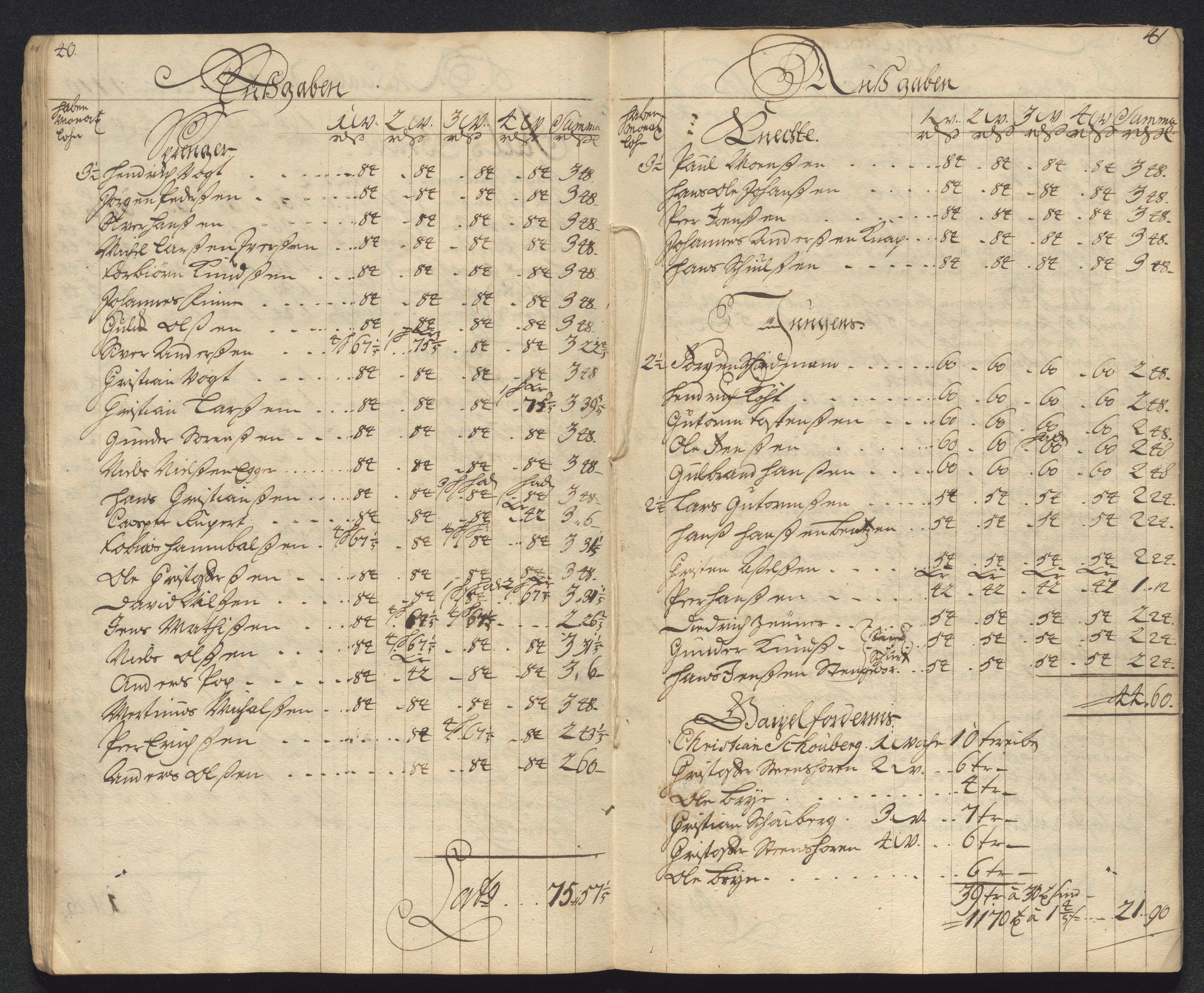 Kongsberg Sølvverk 1623-1816, AV/SAKO-EA-3135/001/D/Dc/Dcd/L0099: Utgiftsregnskap for gruver m.m., 1710, p. 554