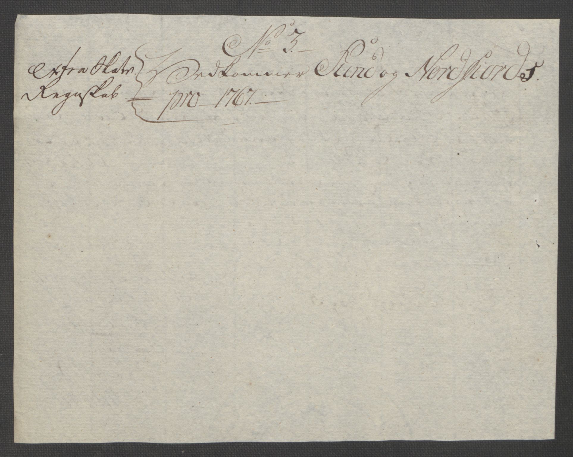 Rentekammeret inntil 1814, Reviderte regnskaper, Fogderegnskap, RA/EA-4092/R53/L3550: Ekstraskatten Sunn- og Nordfjord, 1762-1771, p. 195