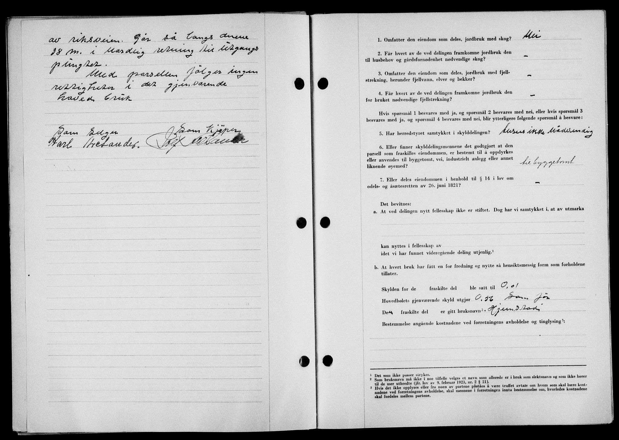 Lofoten sorenskriveri, AV/SAT-A-0017/1/2/2C/L0014a: Mortgage book no. 14a, 1946-1946, Diary no: : 1552/1946