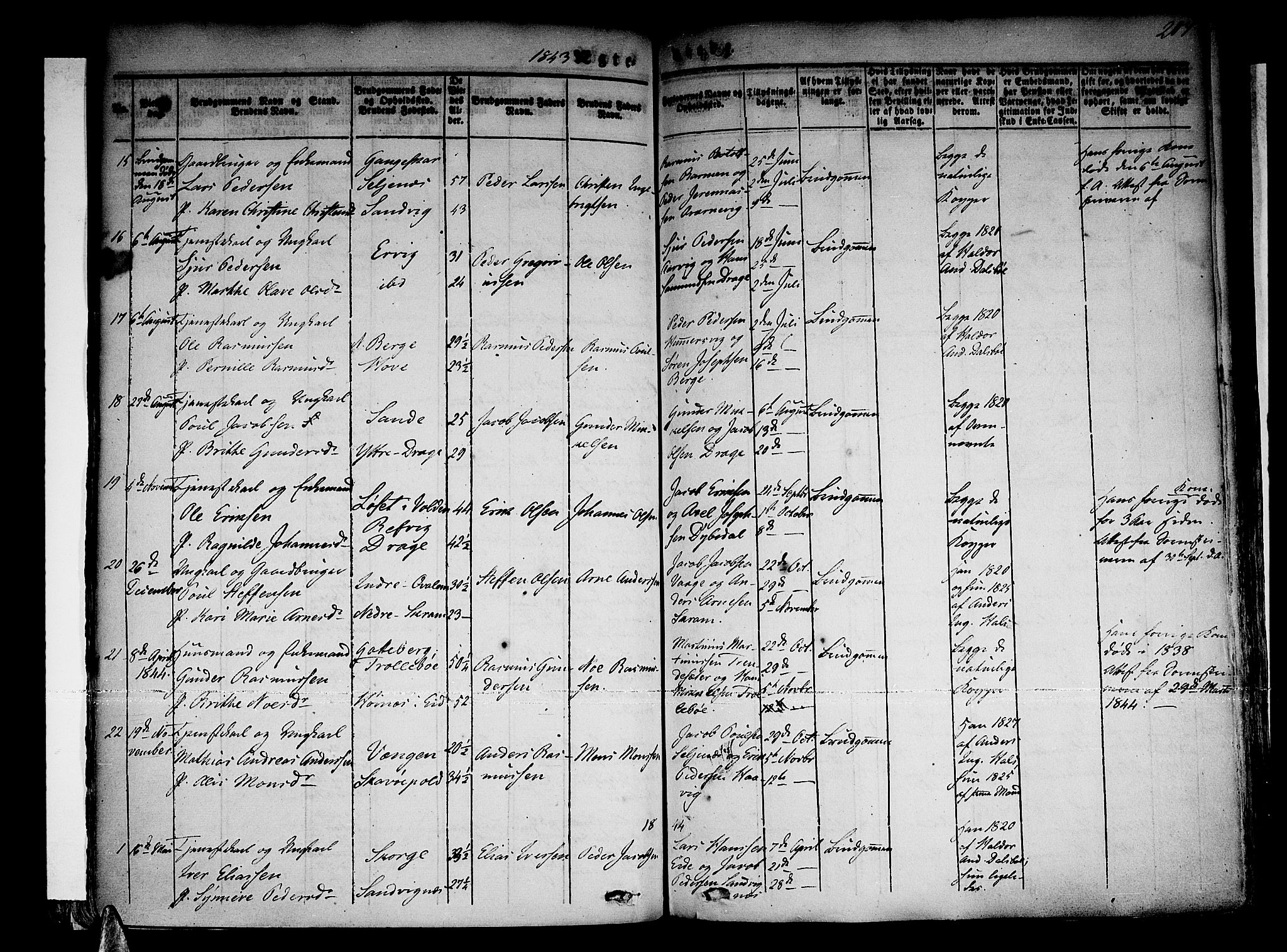 Selje sokneprestembete, AV/SAB-A-99938/H/Ha/Haa/Haaa: Parish register (official) no. A 9, 1829-1844, p. 208