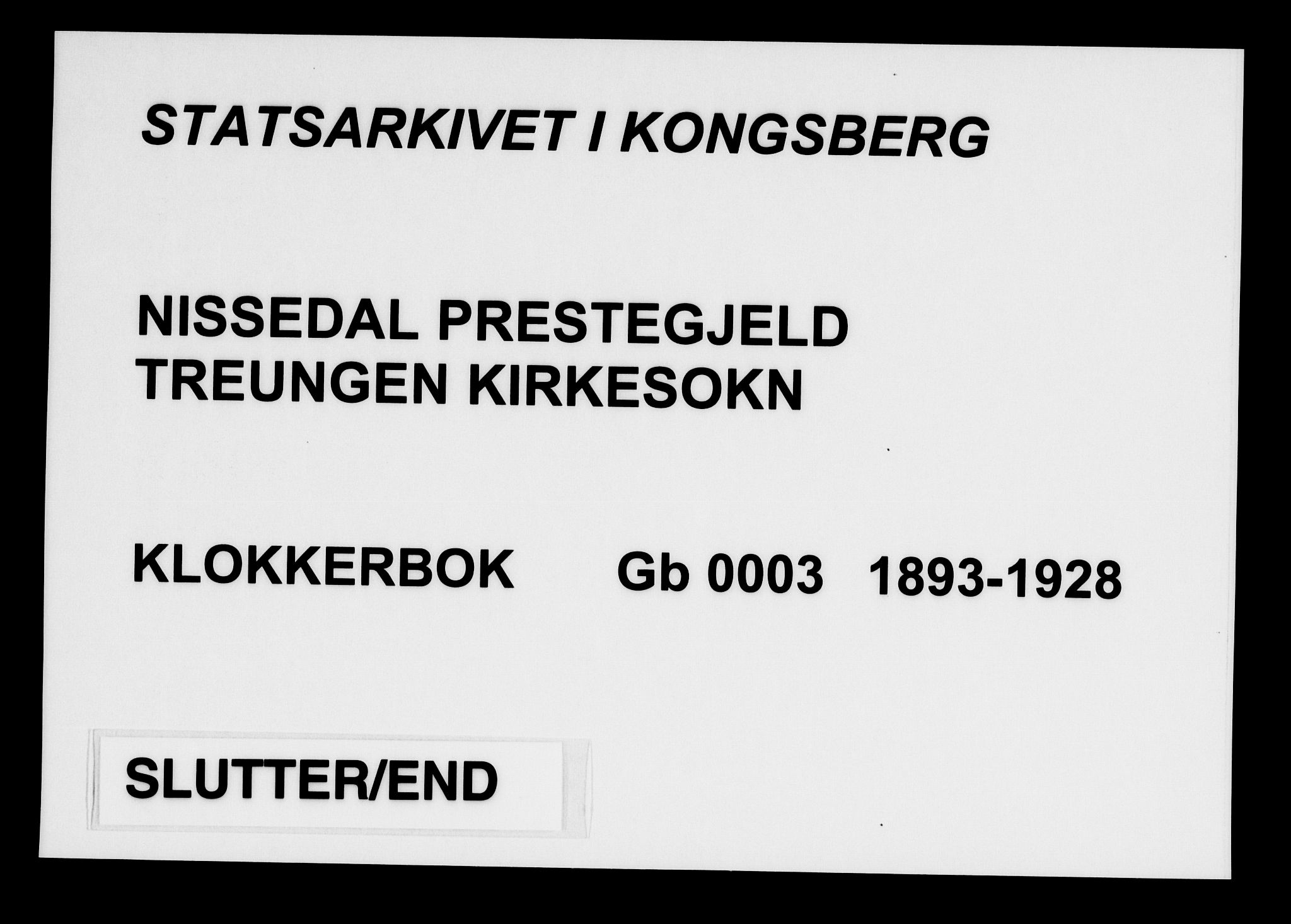 Nissedal kirkebøker, AV/SAKO-A-288/G/Gb/L0003: Parish register (copy) no. II 3, 1893-1928