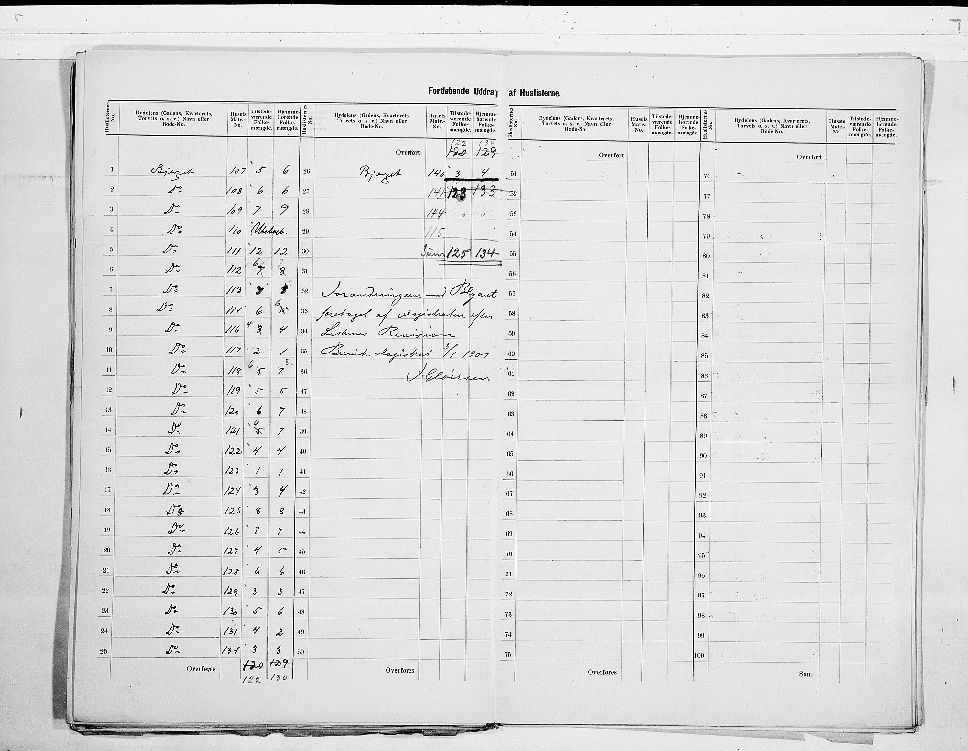 SAKO, 1900 census for Brevik, 1900, p. 9