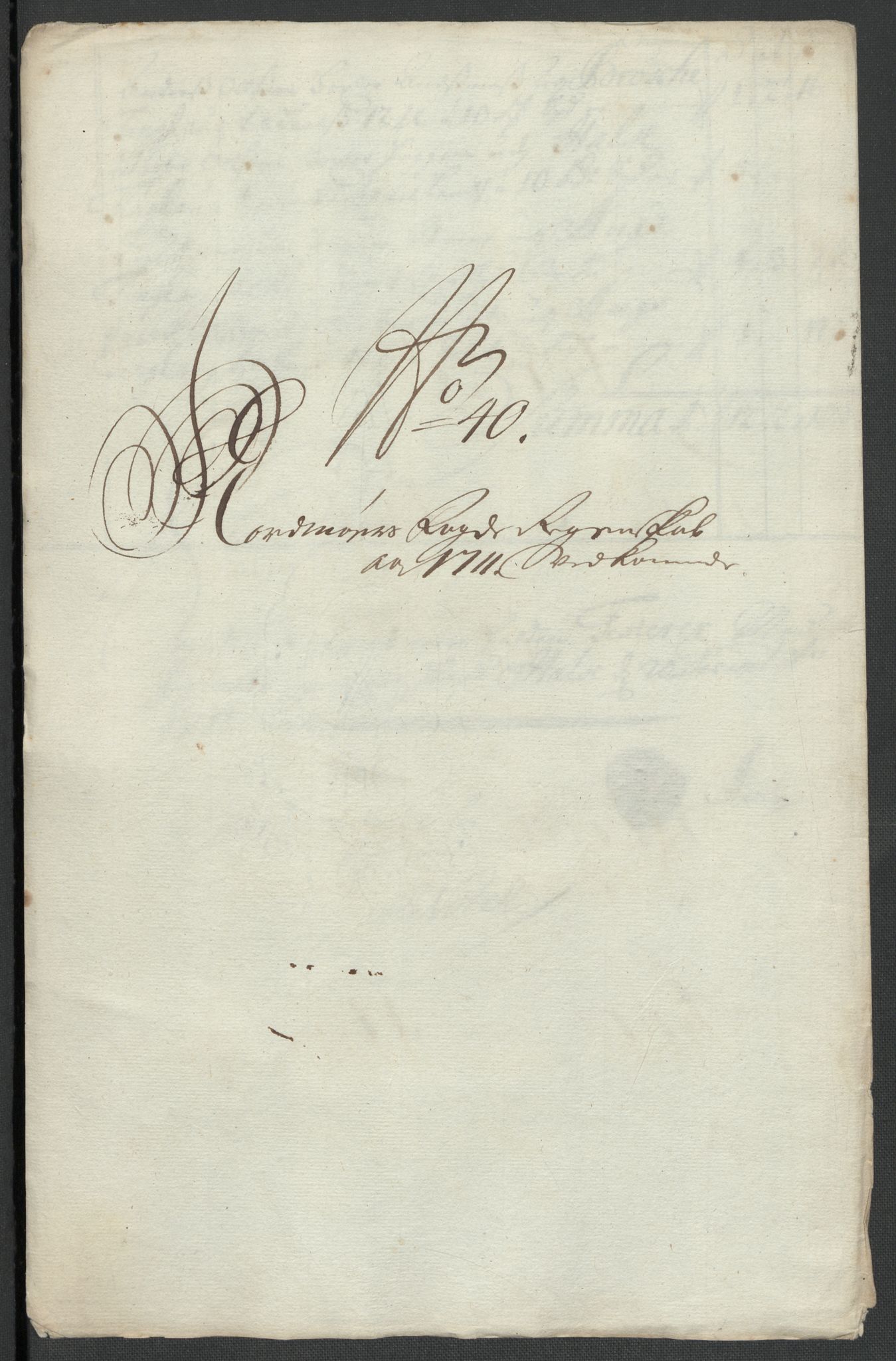 Rentekammeret inntil 1814, Reviderte regnskaper, Fogderegnskap, AV/RA-EA-4092/R56/L3745: Fogderegnskap Nordmøre, 1711, p. 333