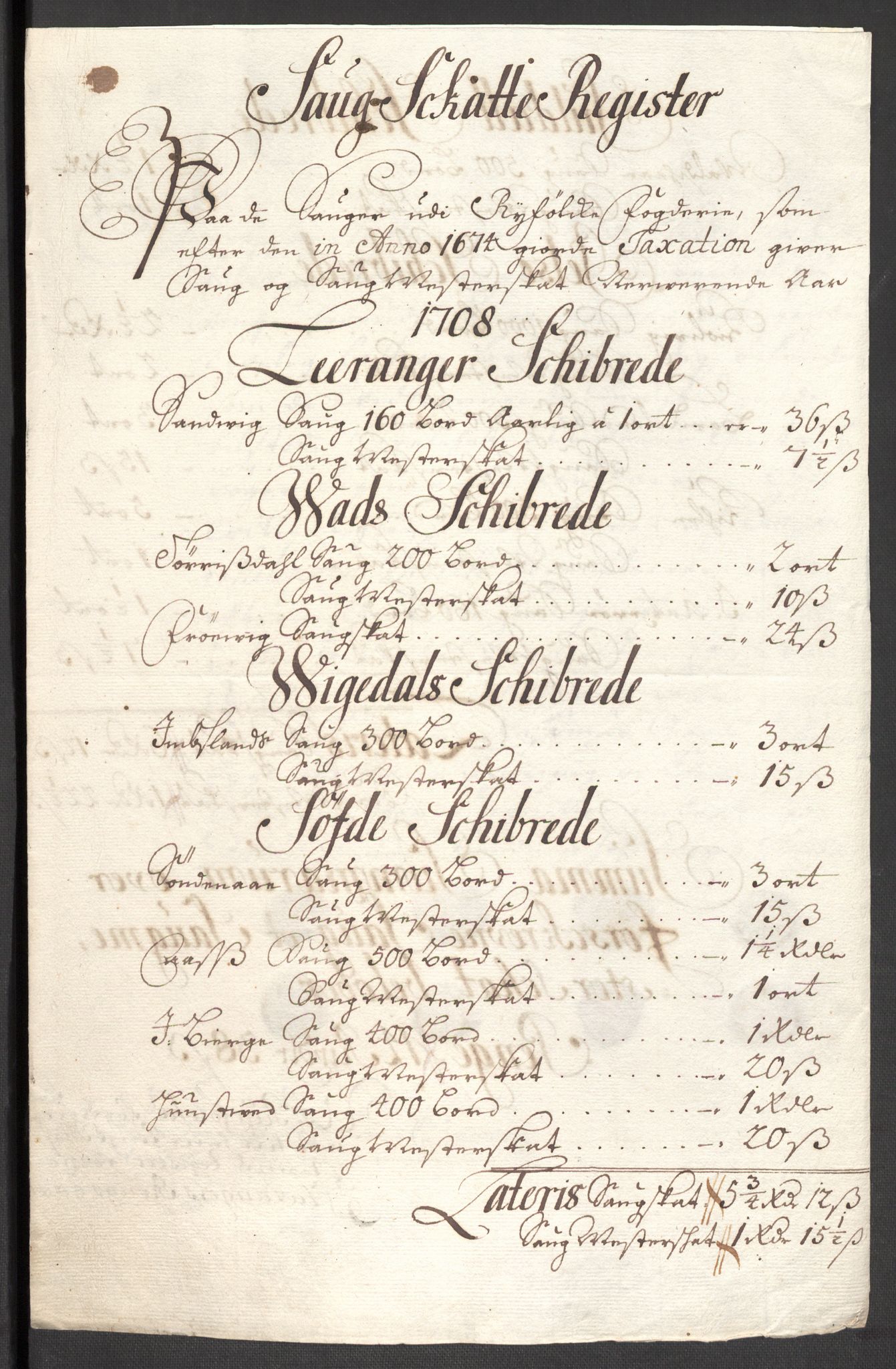 Rentekammeret inntil 1814, Reviderte regnskaper, Fogderegnskap, RA/EA-4092/R47/L2861: Fogderegnskap Ryfylke, 1706-1709, p. 199