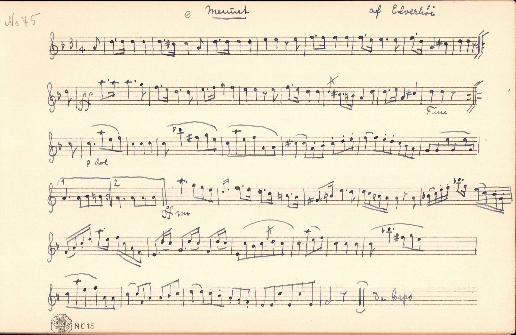 Samling etter Klara Semb, NSFF/KS/A/026: Turdansmusikk frå Aust-Agder II, 1884-1970, p. 8