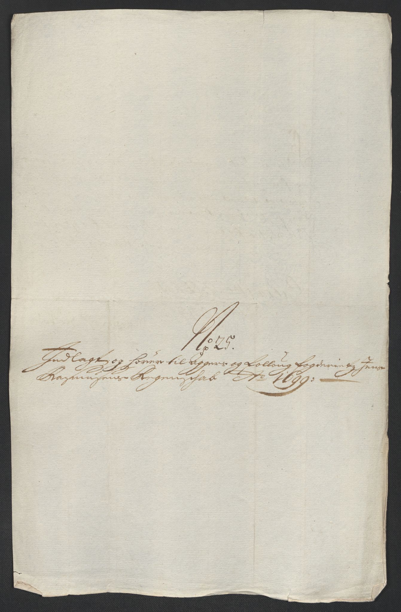 Rentekammeret inntil 1814, Reviderte regnskaper, Fogderegnskap, AV/RA-EA-4092/R10/L0442: Fogderegnskap Aker og Follo, 1699, p. 312