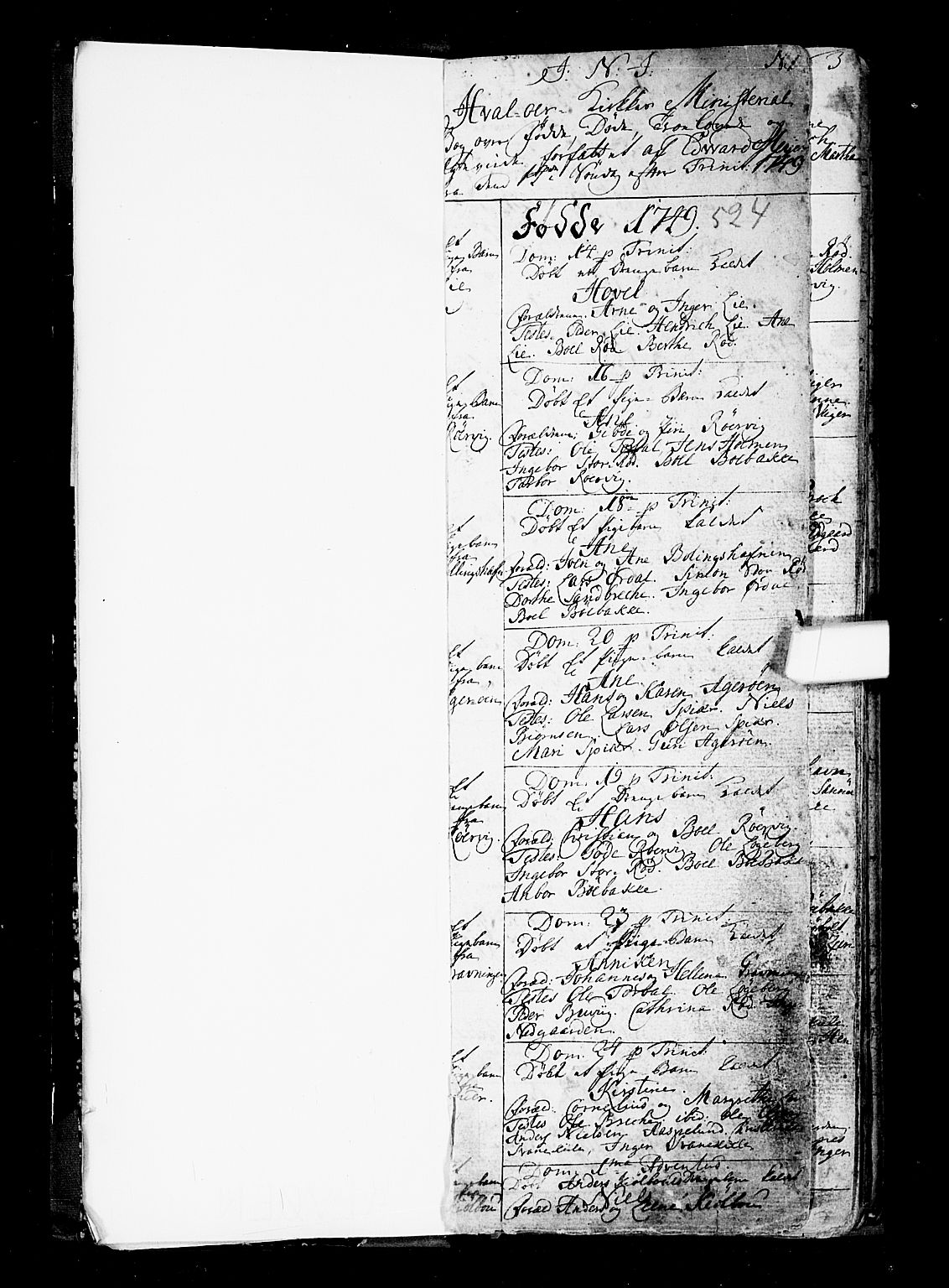 Hvaler prestekontor Kirkebøker, AV/SAO-A-2001/F/Fa/L0002: Parish register (official) no. I 2, 1749-1816, p. 0-1