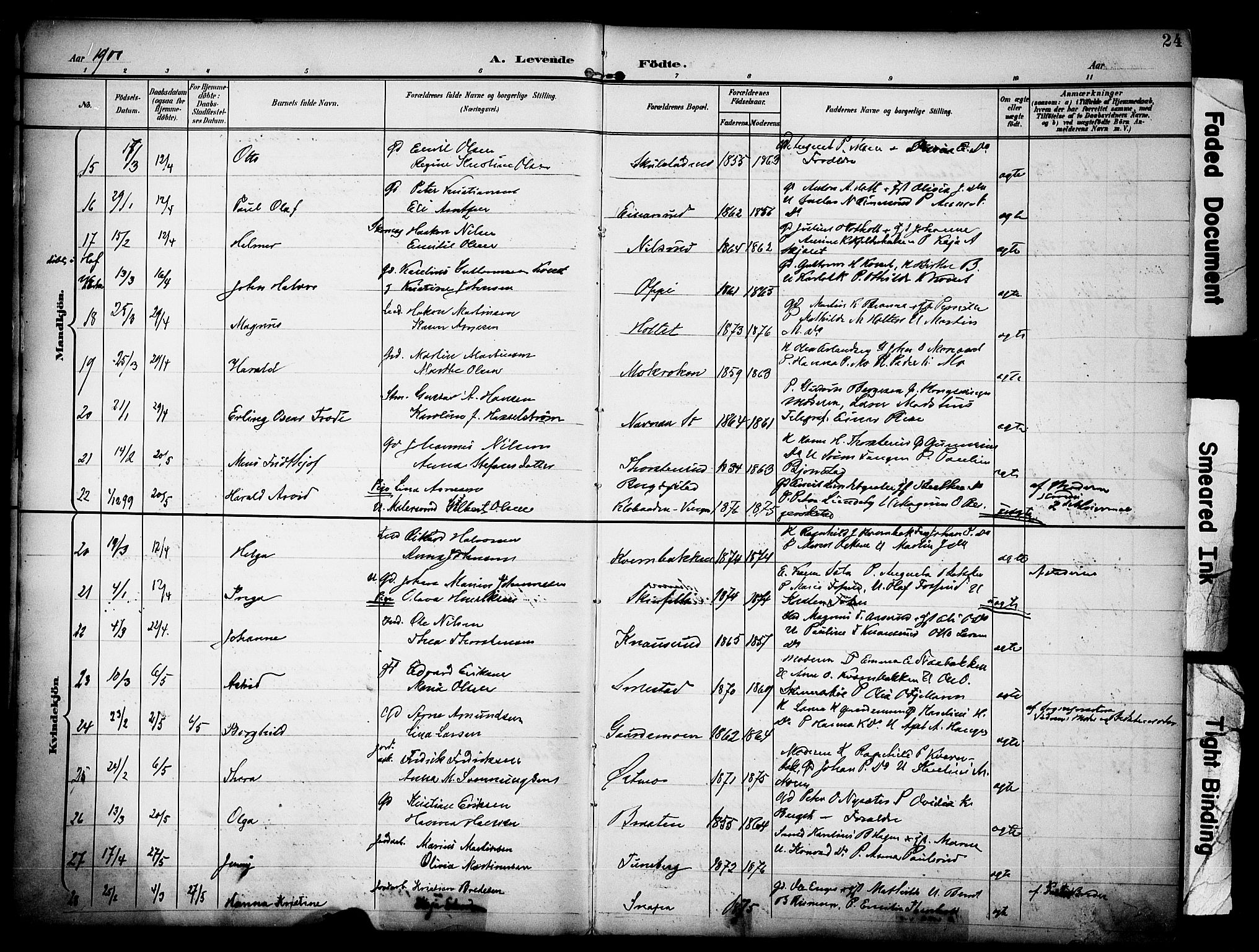 Grue prestekontor, AV/SAH-PREST-036/H/Ha/Haa/L0013: Parish register (official) no. 13, 1898-1910, p. 24