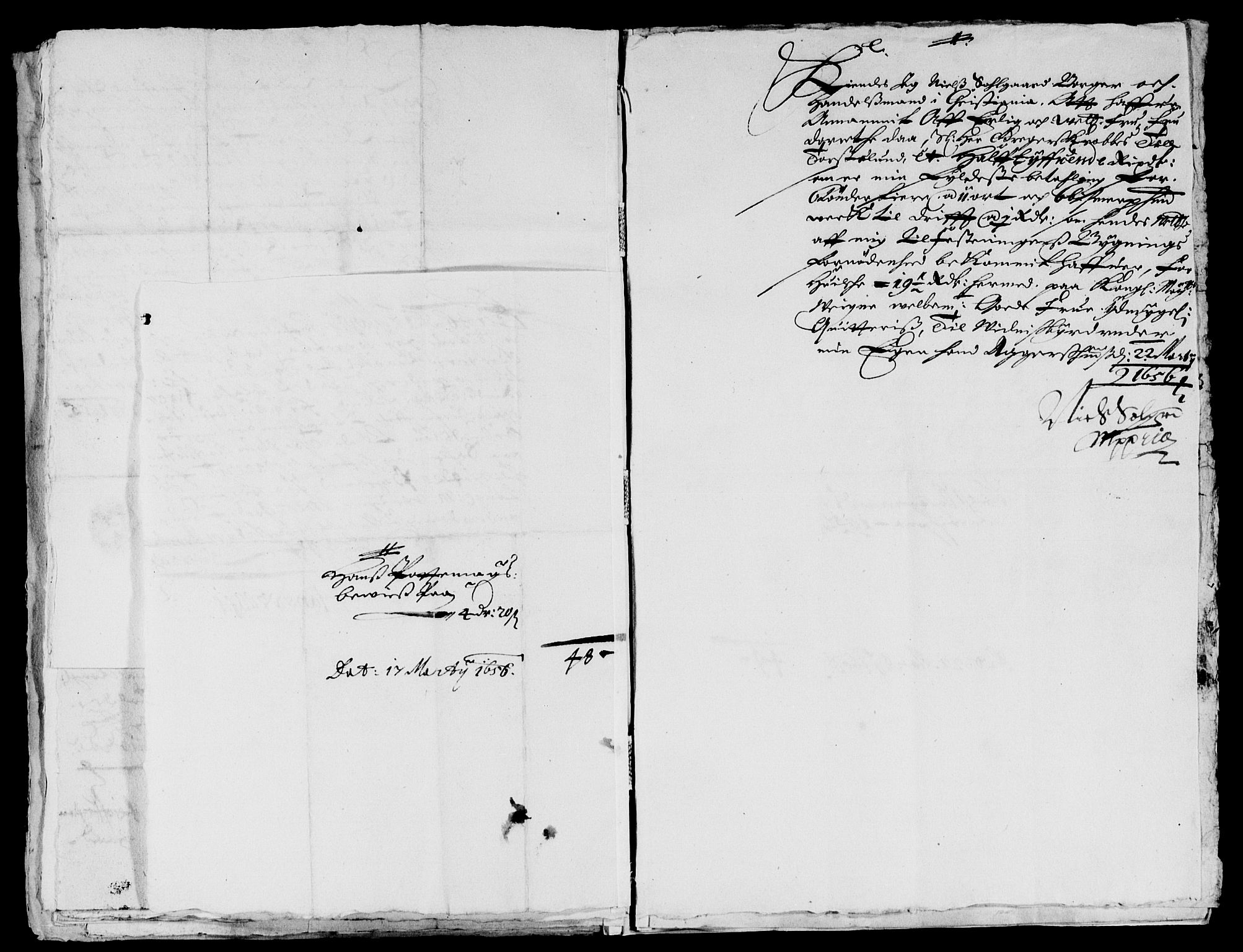 Rentekammeret inntil 1814, Reviderte regnskaper, Lensregnskaper, AV/RA-EA-5023/R/Rb/Rba/L0232: Akershus len, 1652-1656