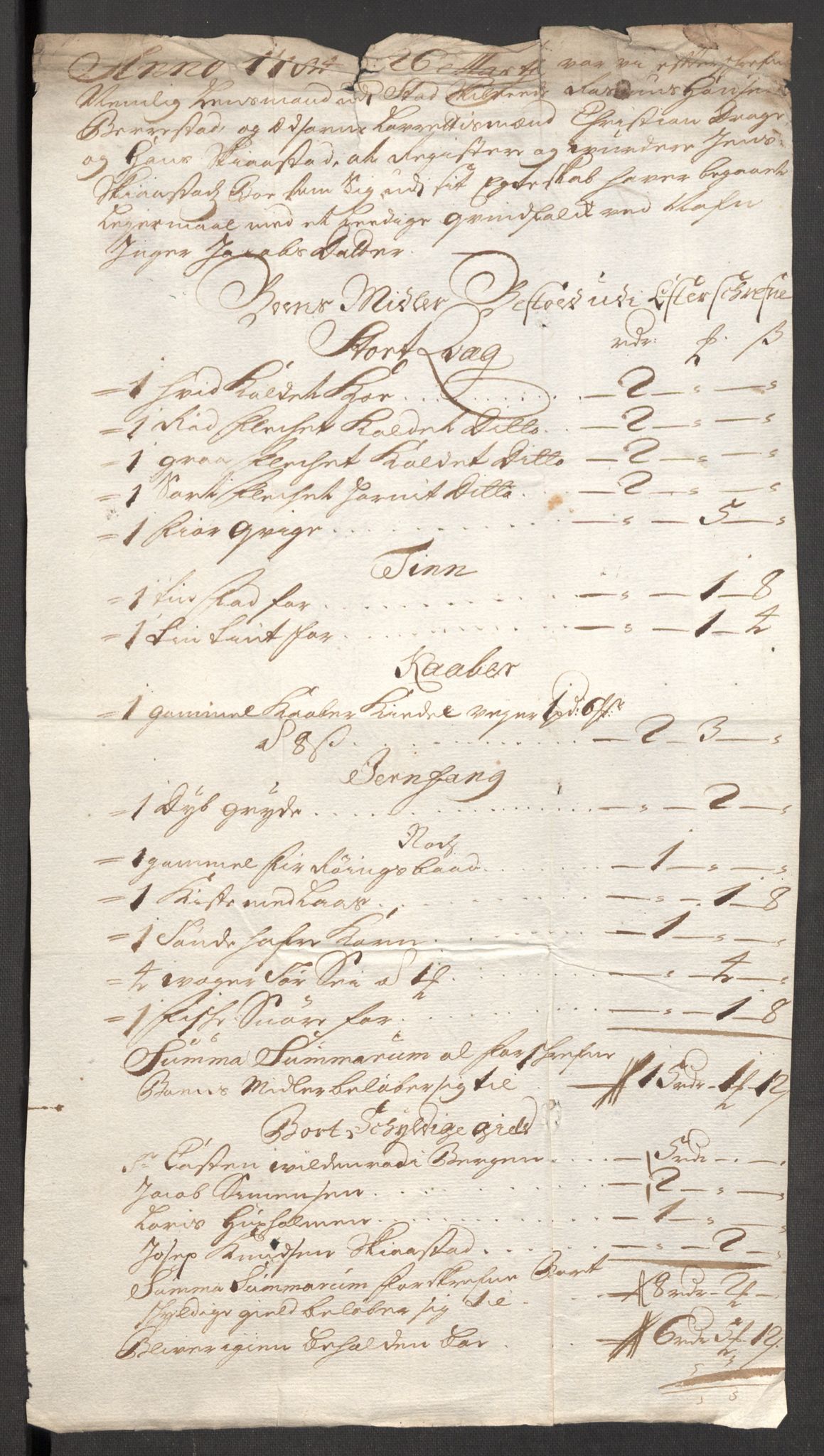 Rentekammeret inntil 1814, Reviderte regnskaper, Fogderegnskap, AV/RA-EA-4092/R53/L3428: Fogderegnskap Sunn- og Nordfjord, 1704, p. 225