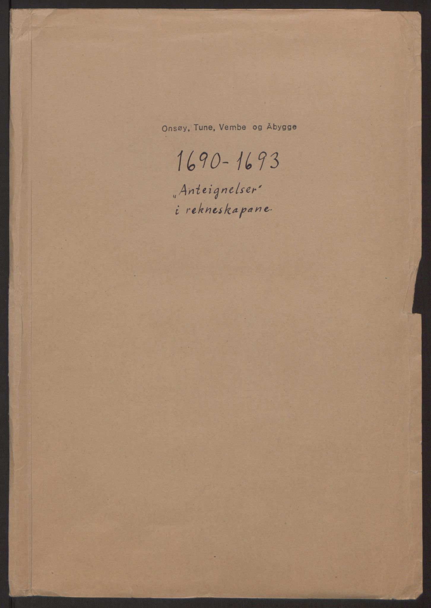 Rentekammeret inntil 1814, Reviderte regnskaper, Fogderegnskap, RA/EA-4092/R03/L0120: Fogderegnskap Onsøy, Tune, Veme og Åbygge fogderi, 1692-1693, p. 428