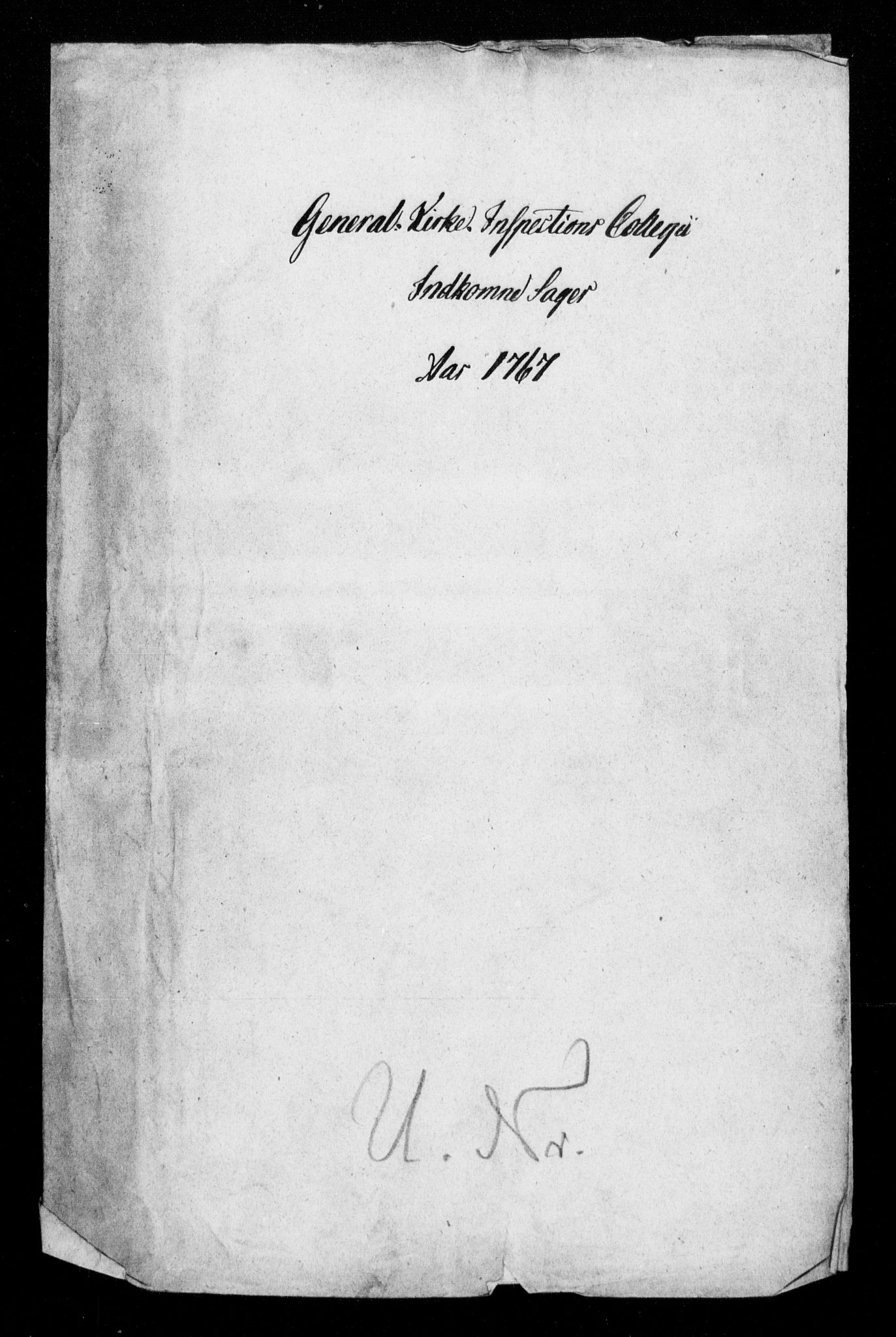 Generalkirkeinspektionskollegiet, DRA/A-0008/F4-08/F4-08-13: Indkomne sager, 1767