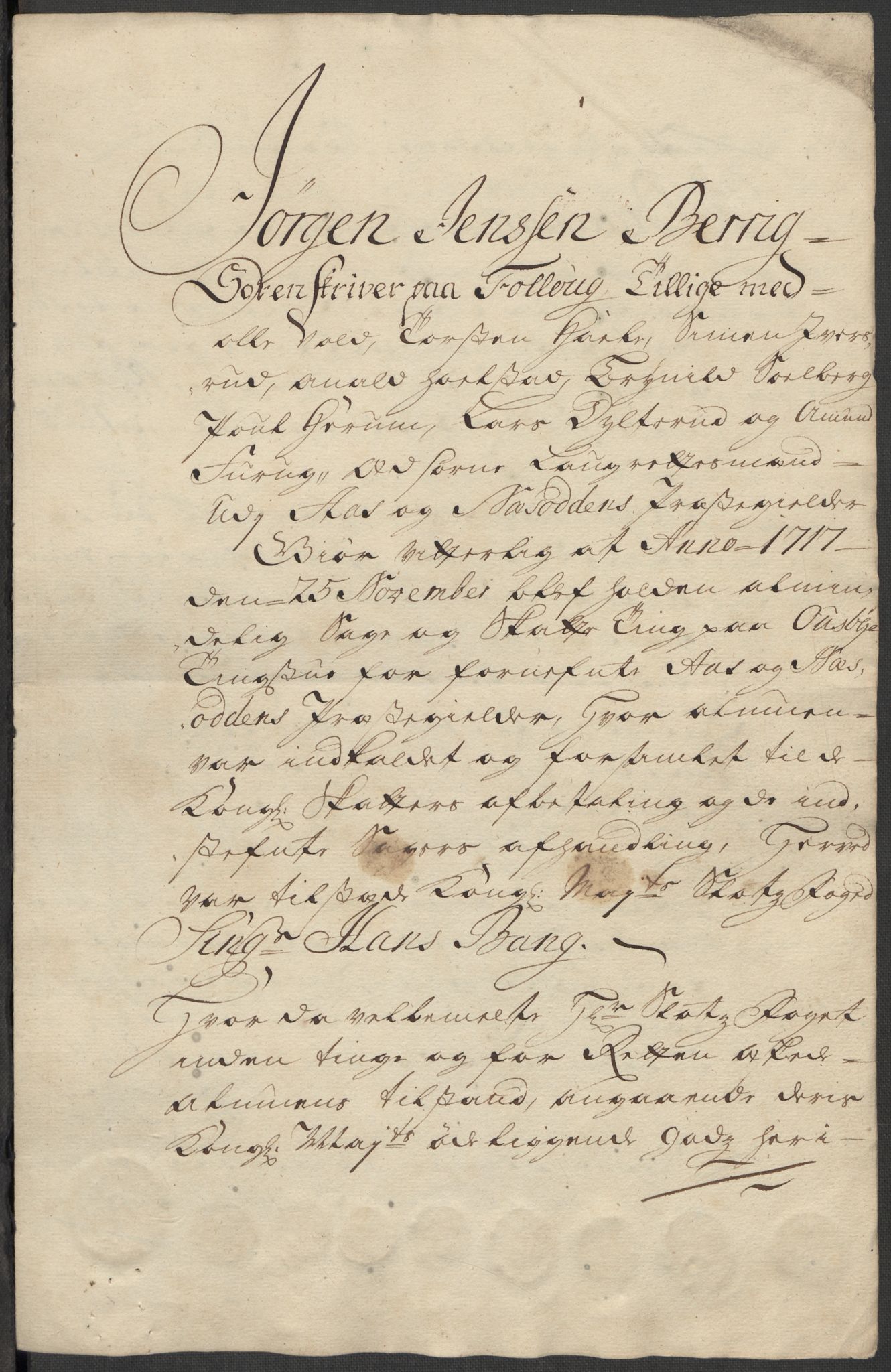 Rentekammeret inntil 1814, Reviderte regnskaper, Fogderegnskap, AV/RA-EA-4092/R10/L0455: Fogderegnskap Aker og Follo, 1717, p. 368