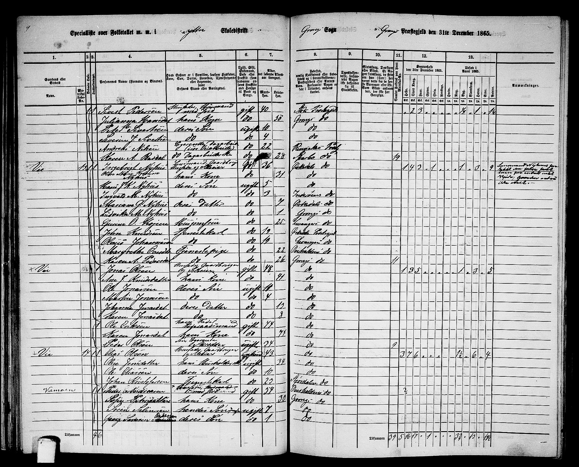 RA, 1865 census for Grong, 1865, p. 41