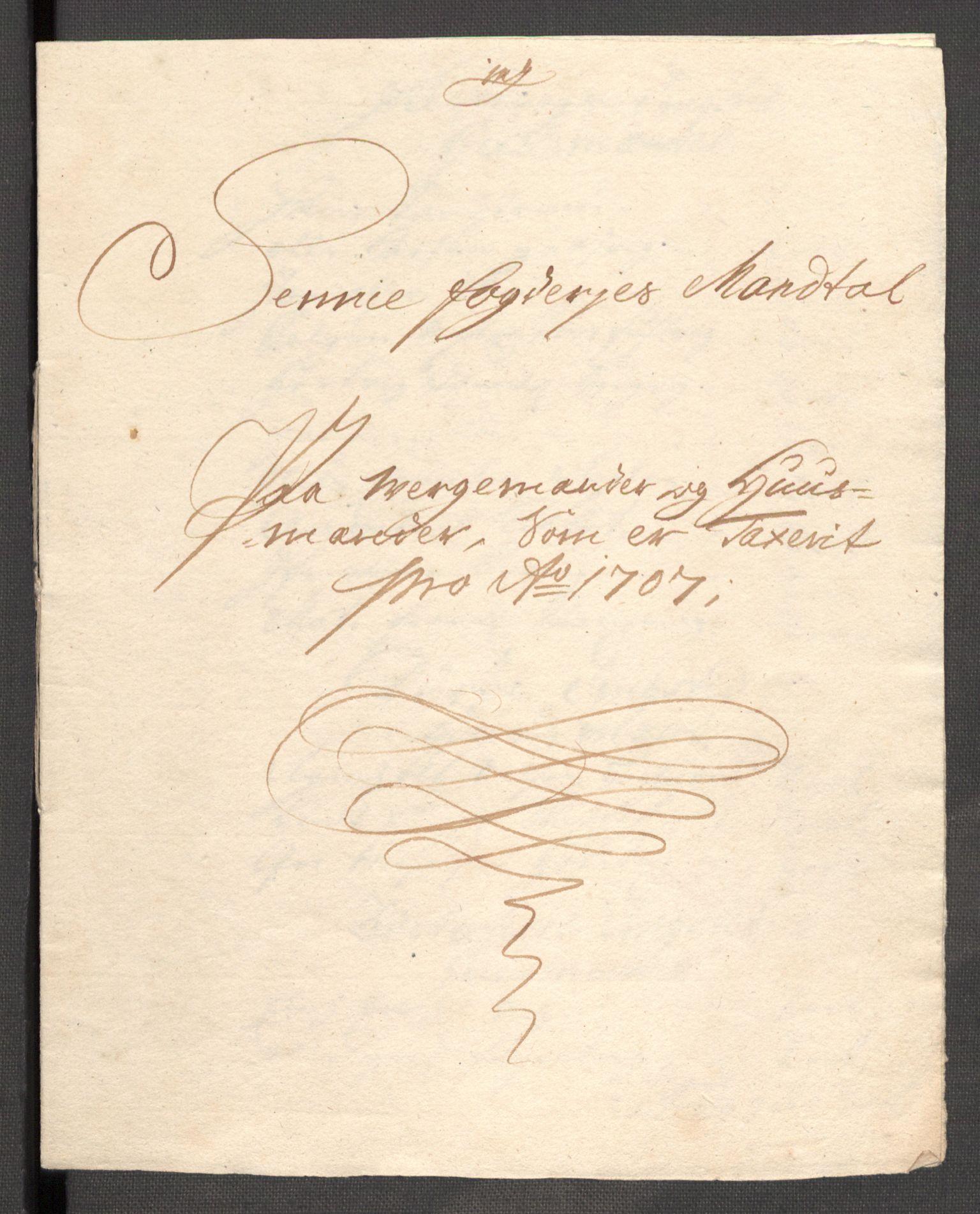 Rentekammeret inntil 1814, Reviderte regnskaper, Fogderegnskap, RA/EA-4092/R68/L4756: Fogderegnskap Senja og Troms, 1705-1707, p. 310