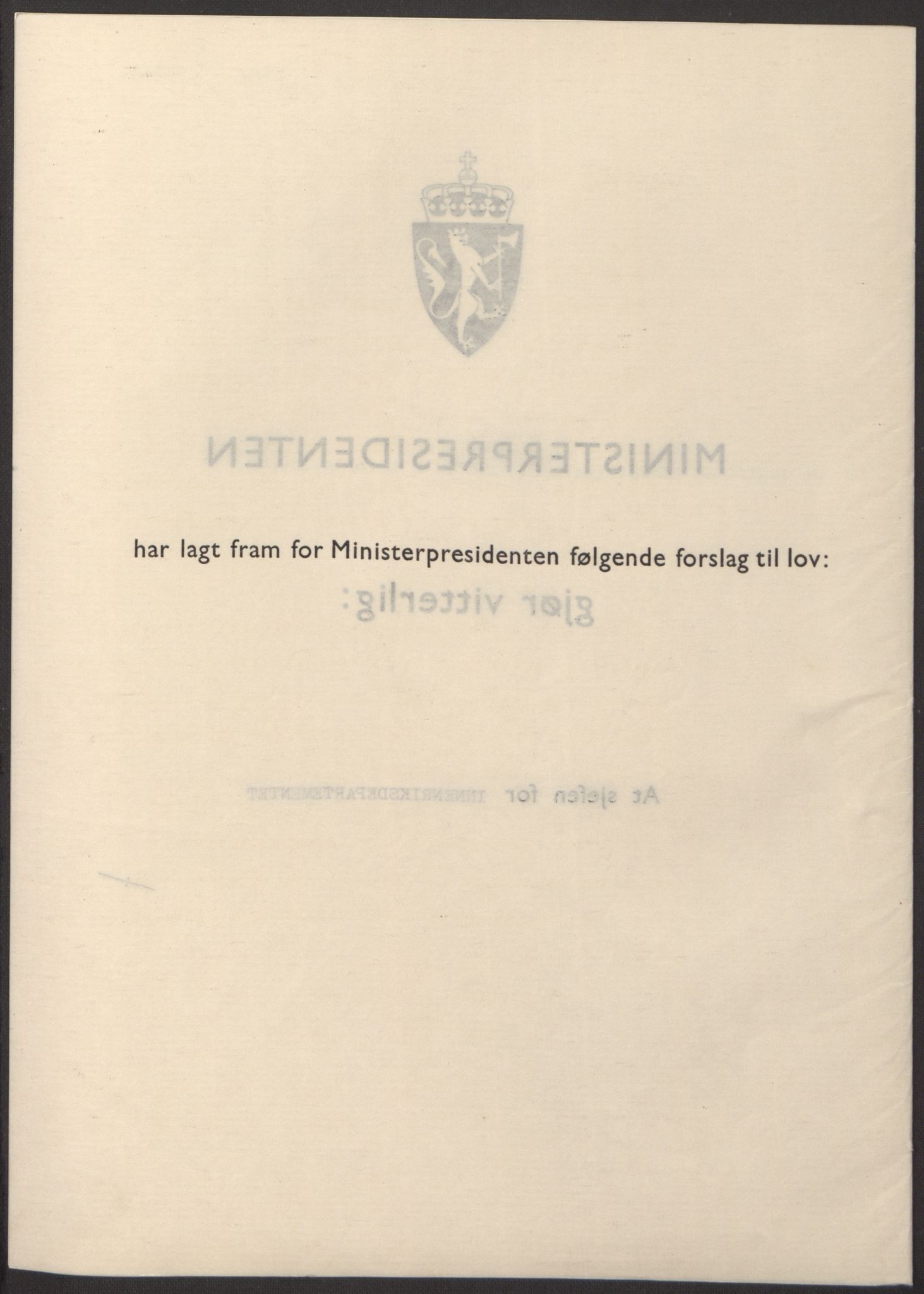 NS-administrasjonen 1940-1945 (Statsrådsekretariatet, de kommisariske statsråder mm), AV/RA-S-4279/D/Db/L0098: Lover II, 1942, p. 201