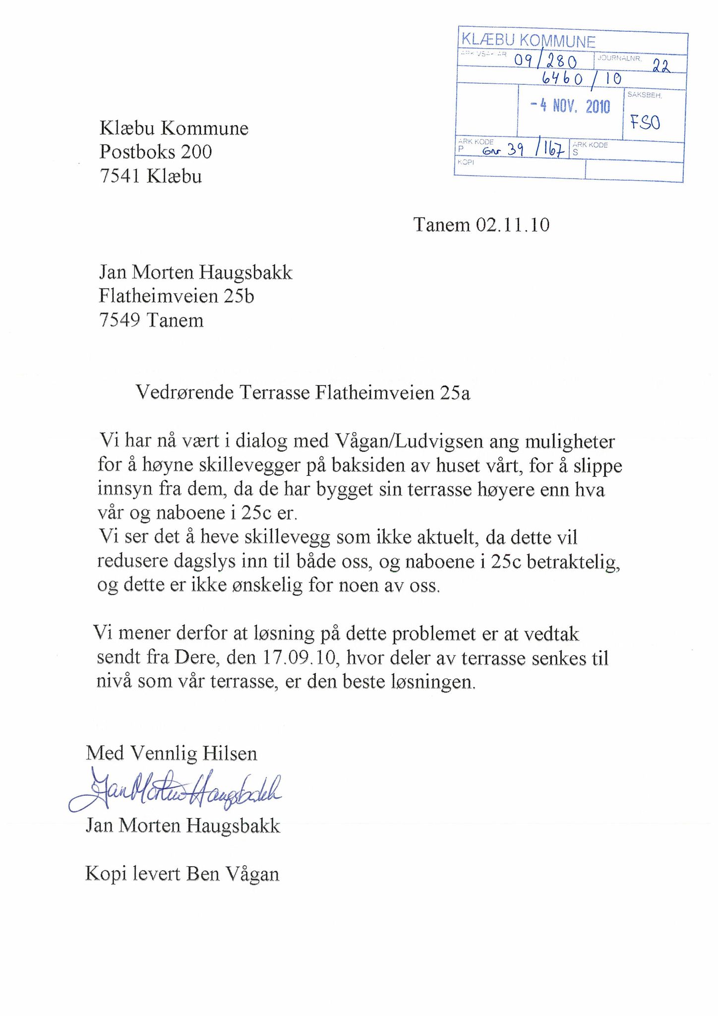 Klæbu Kommune, TRKO/KK/02-FS/L003: Formannsskapet - Møtedokumenter, 2010, p. 2021