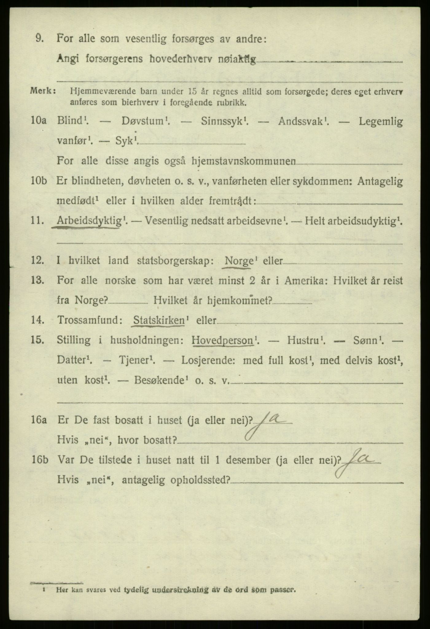 SAB, 1920 census for Kinn, 1920, p. 4674