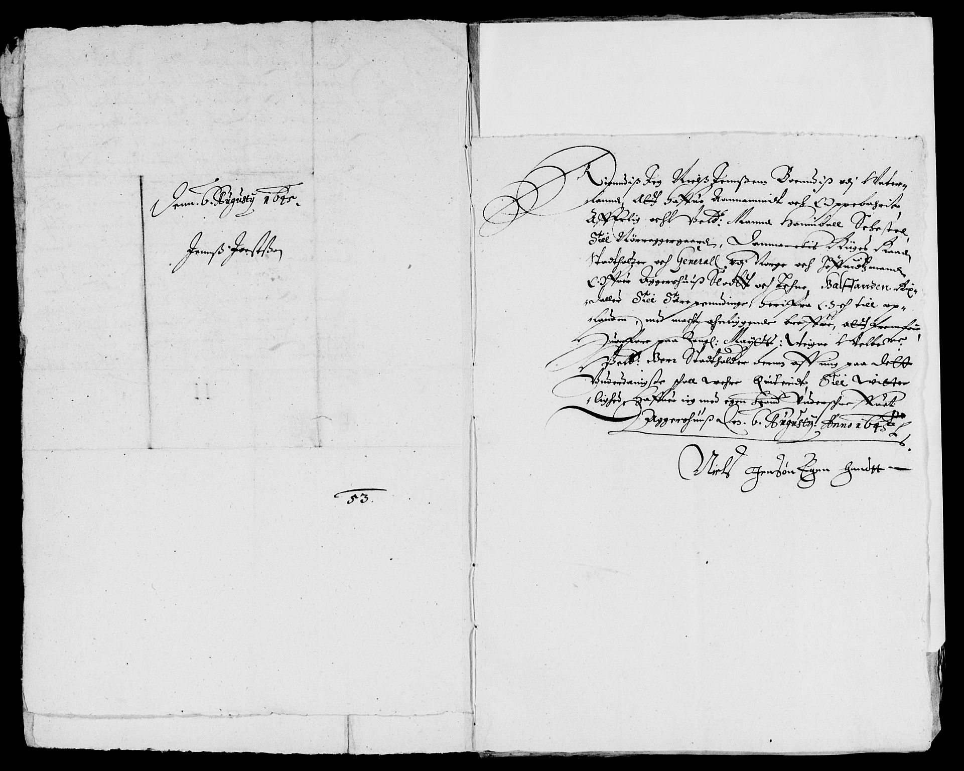 Rentekammeret inntil 1814, Reviderte regnskaper, Lensregnskaper, AV/RA-EA-5023/R/Rb/Rba/L0184: Akershus len, 1645-1646