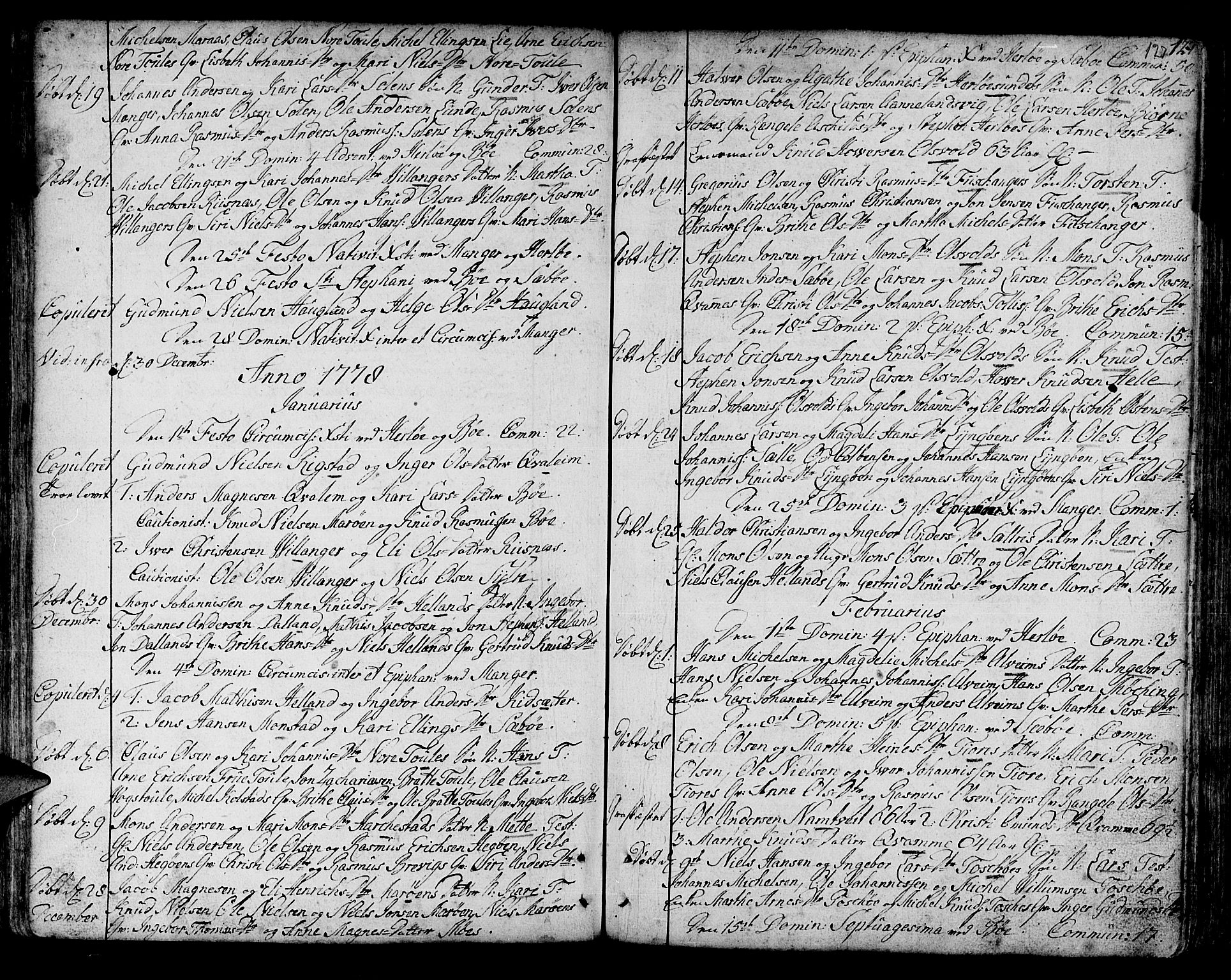 Manger sokneprestembete, SAB/A-76801/H/Haa: Parish register (official) no. A 1, 1759-1791, p. 127