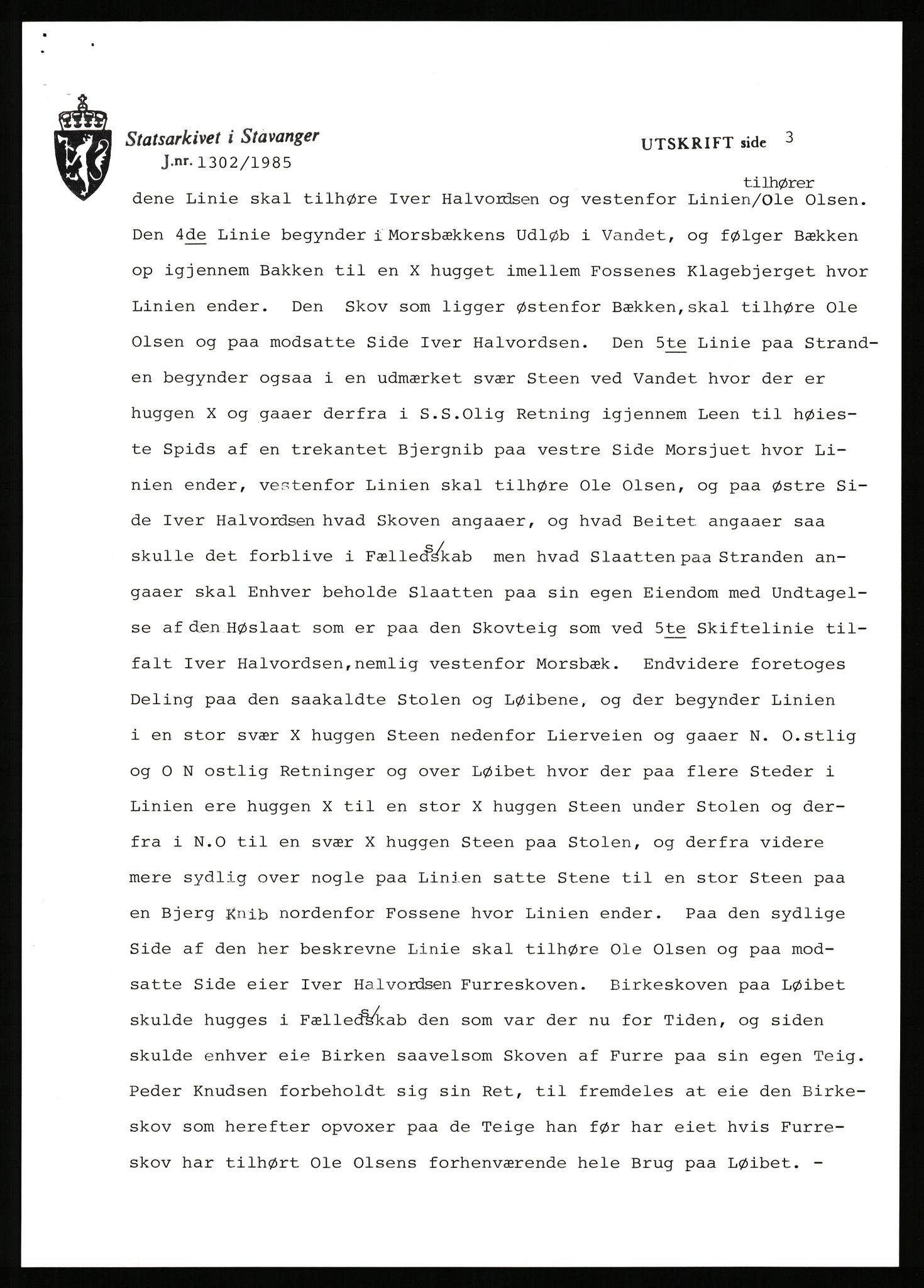 Statsarkivet i Stavanger, AV/SAST-A-101971/03/Y/Yj/L0099: Avskrifter sortert etter gårdsnavn: Østerhus - Åkre, 1750-1930, p. 29