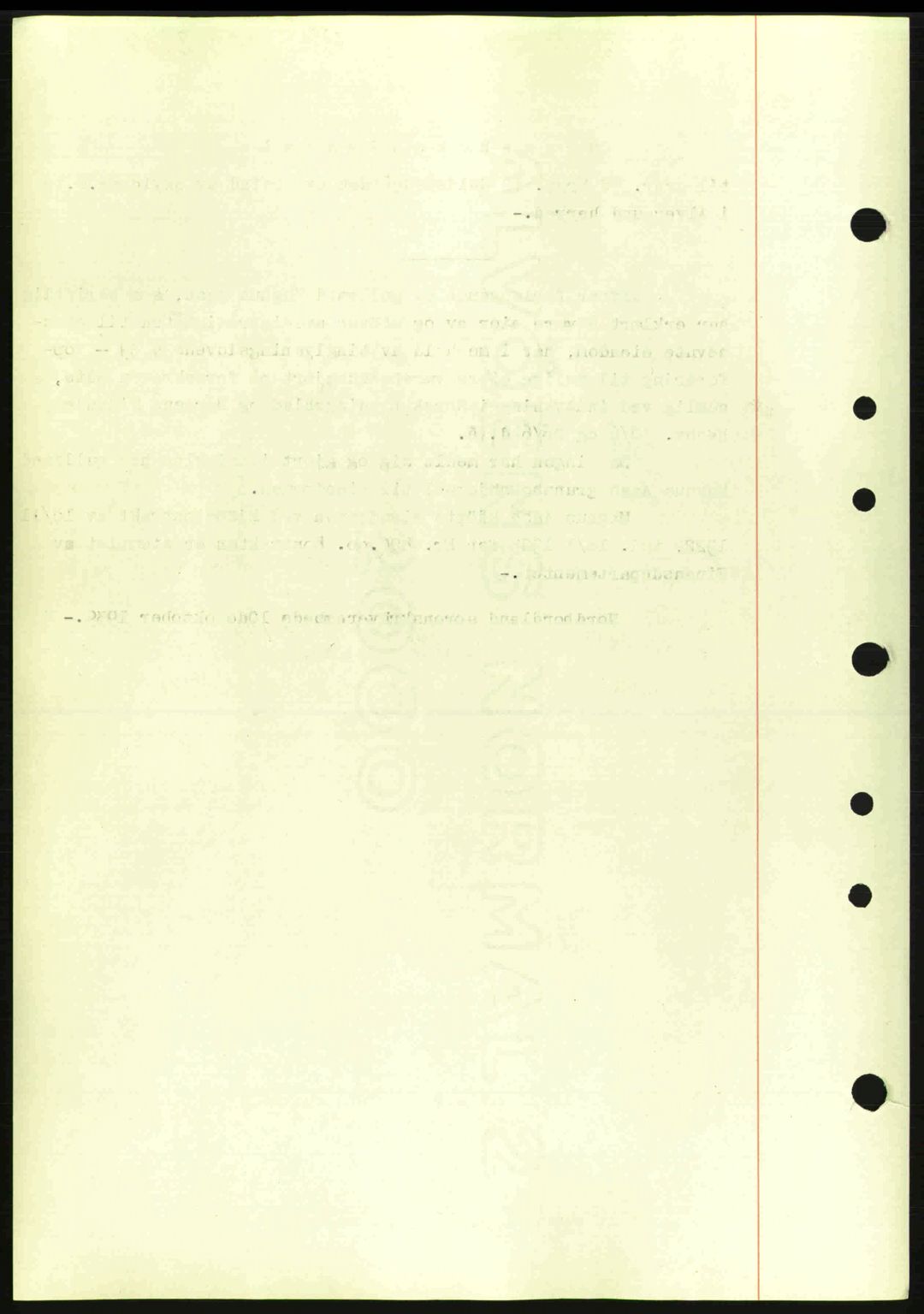 Nordhordland sorenskrivar, SAB/A-2901/1/G/Gb/Gbf/L0010: Mortgage book no. A10, 1939-1940, Diary no: : 2707/1939