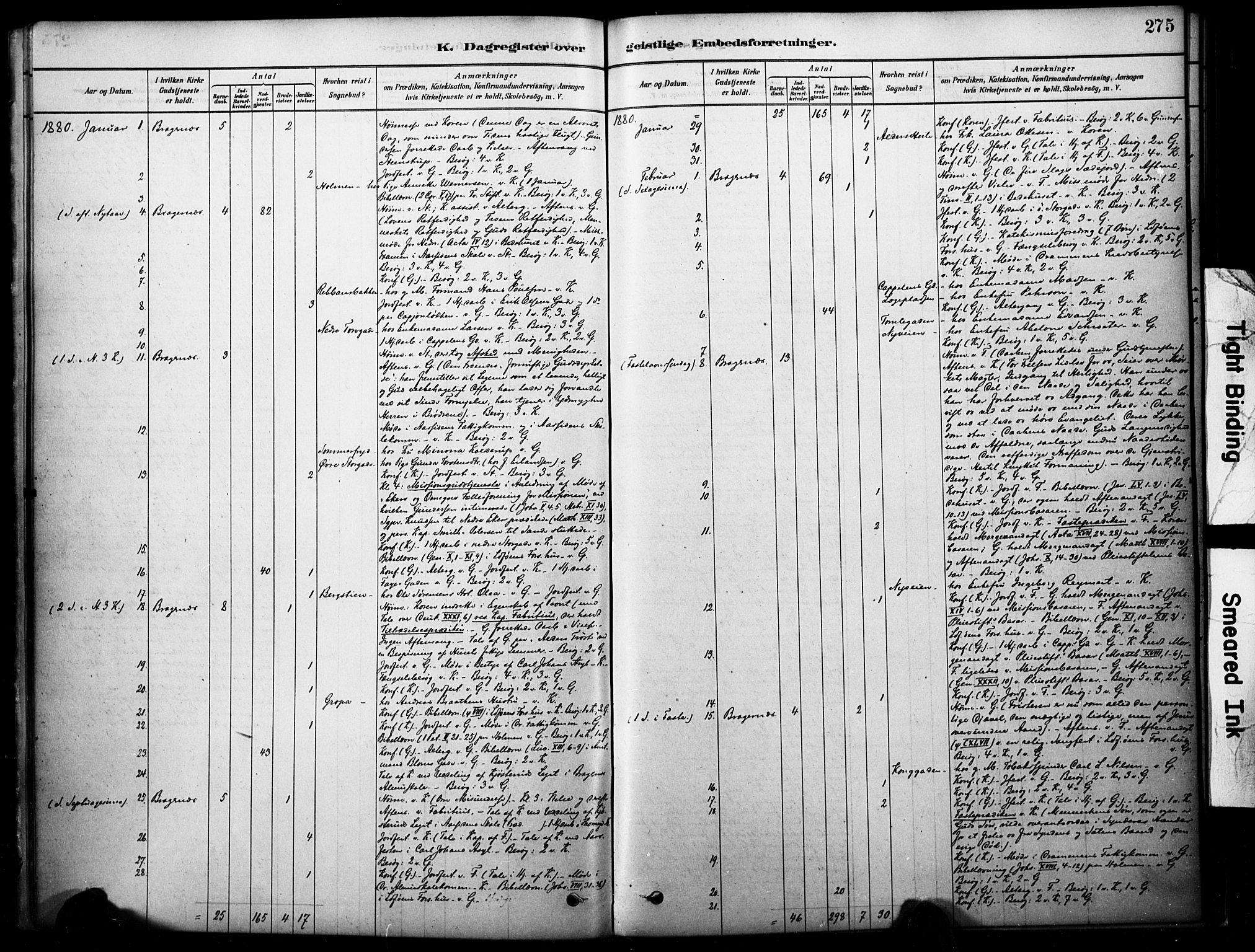 Bragernes kirkebøker, AV/SAKO-A-6/F/Fc/L0005: Parish register (official) no. III 5, 1878-1890, p. 275