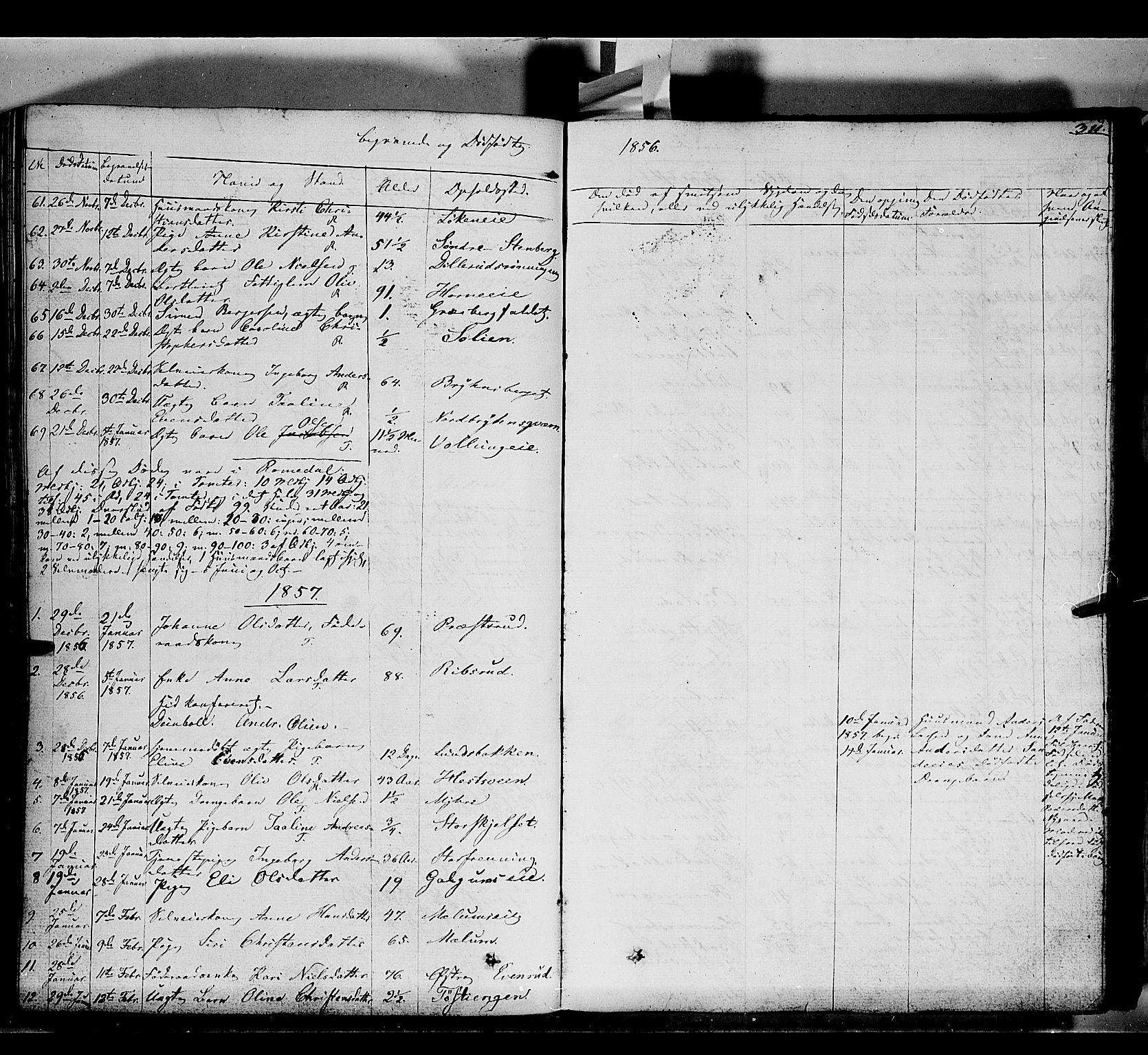 Romedal prestekontor, SAH/PREST-004/K/L0004: Parish register (official) no. 4, 1847-1861, p. 311